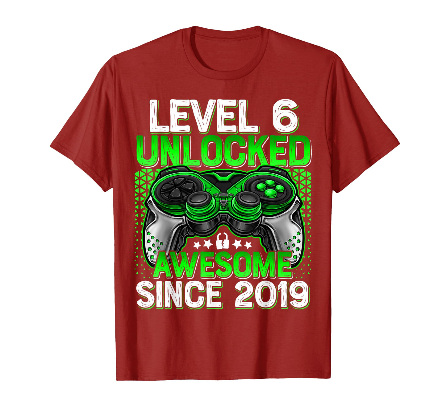 Level 6 Unlocked 6 Year Old Gifts For Boys 6th Birthday Boy T-Shirt