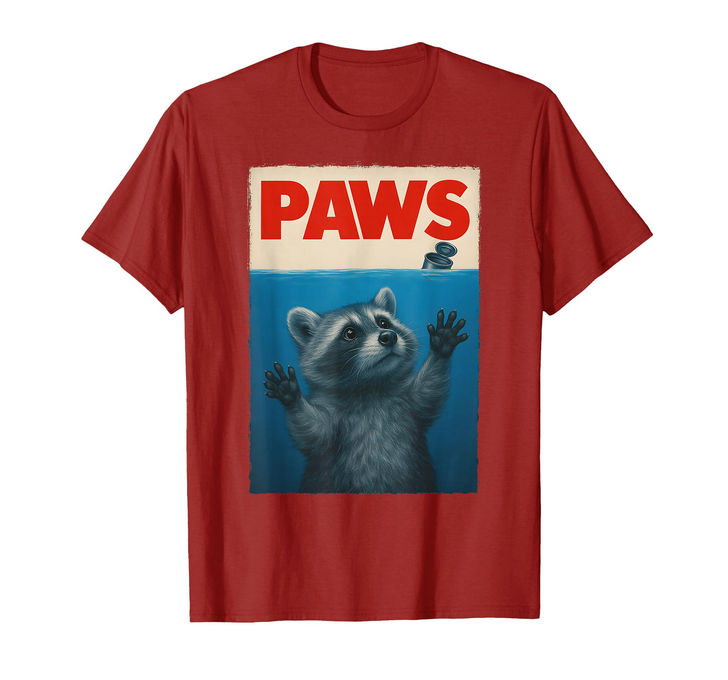 Cute Novelty Men Kids Women Funny Raccoon T-Shirt