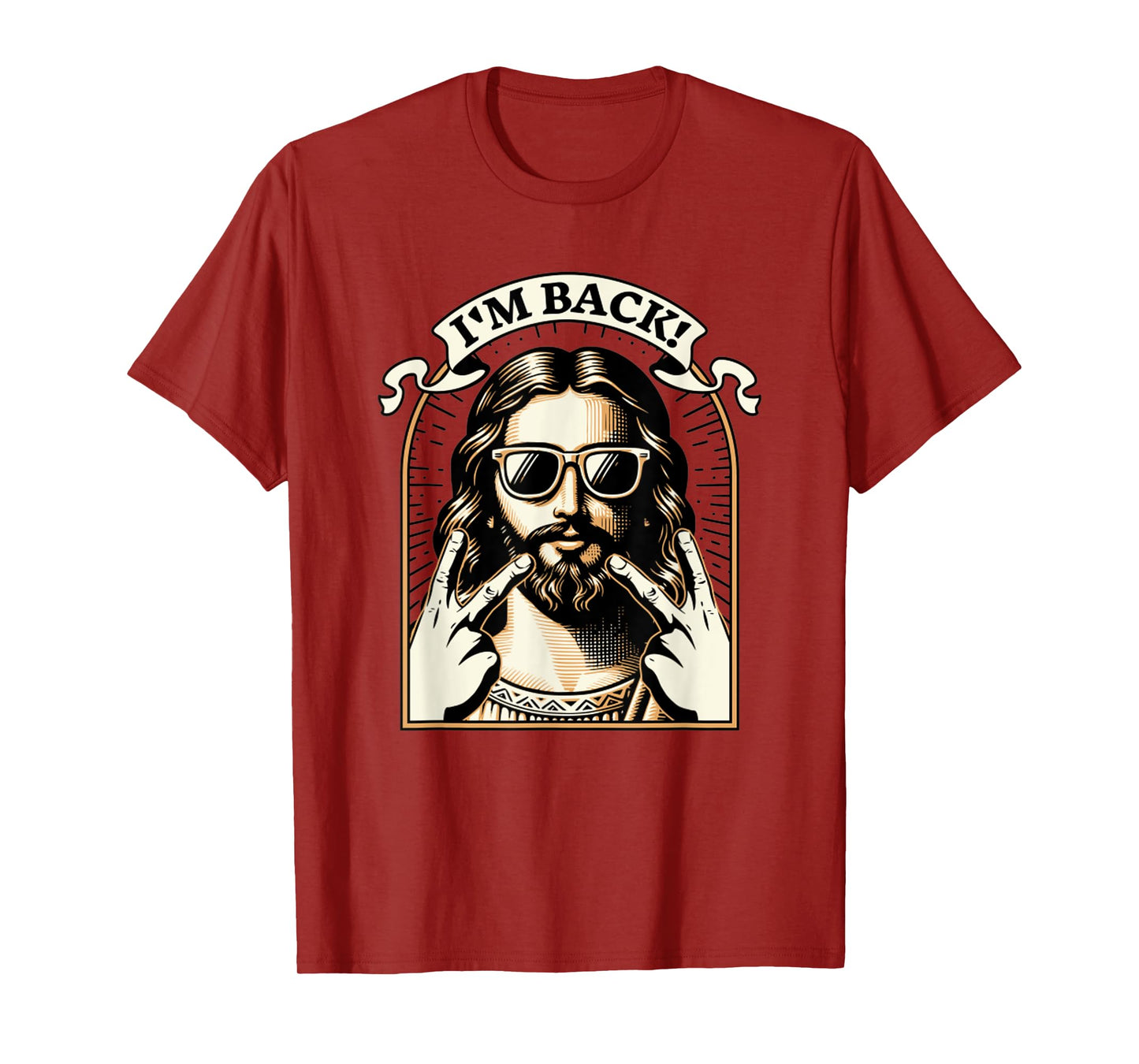 I'm Back Jesus Christ Funny Meme Jesus Faith God T-Shirt