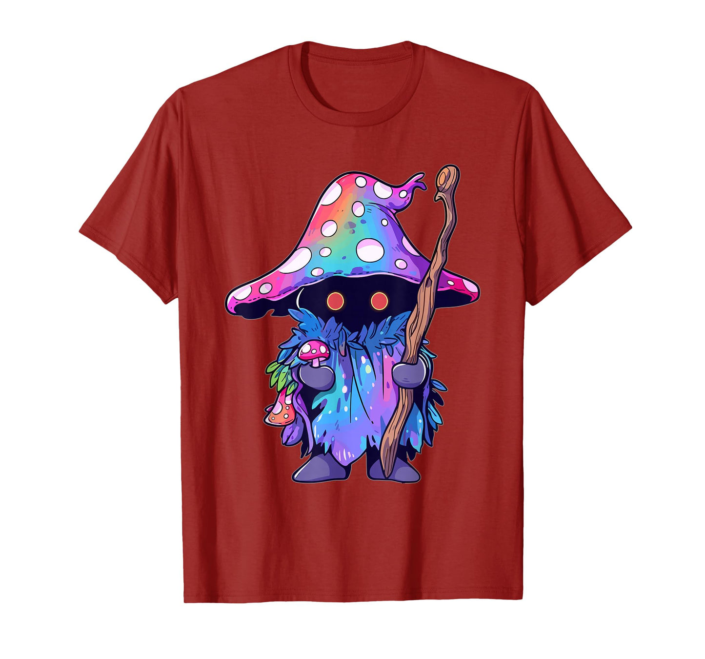 EDM DJ Festival Outfit Men & Women Unisex-Adults Psychedelic Festival Trippy Wizard EDM Rave T-Shirt Black Small Short Sleeve T-Shirt
