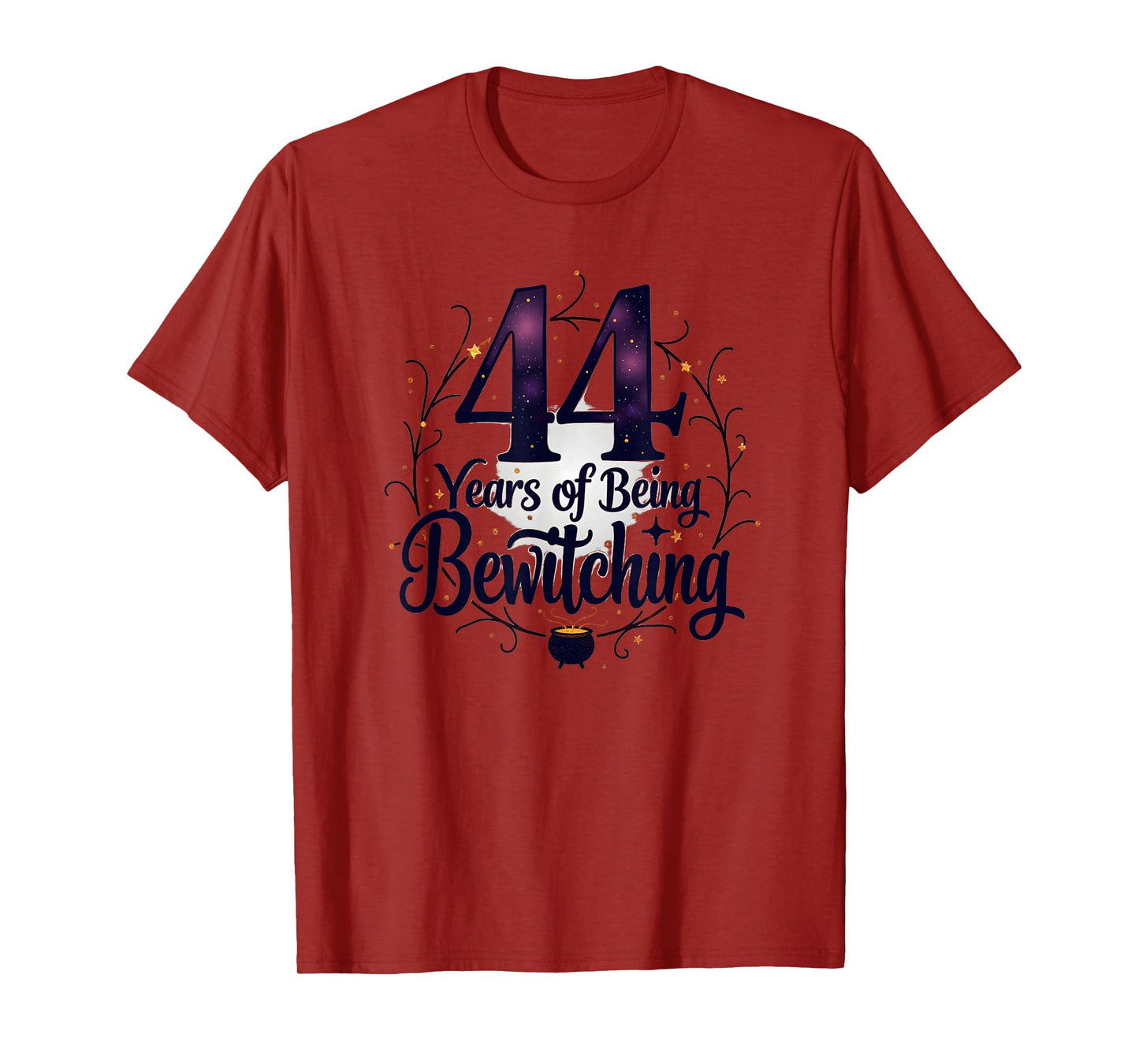 44 Years Bewitching Birthday Gift Magical Celebration T-Shirt