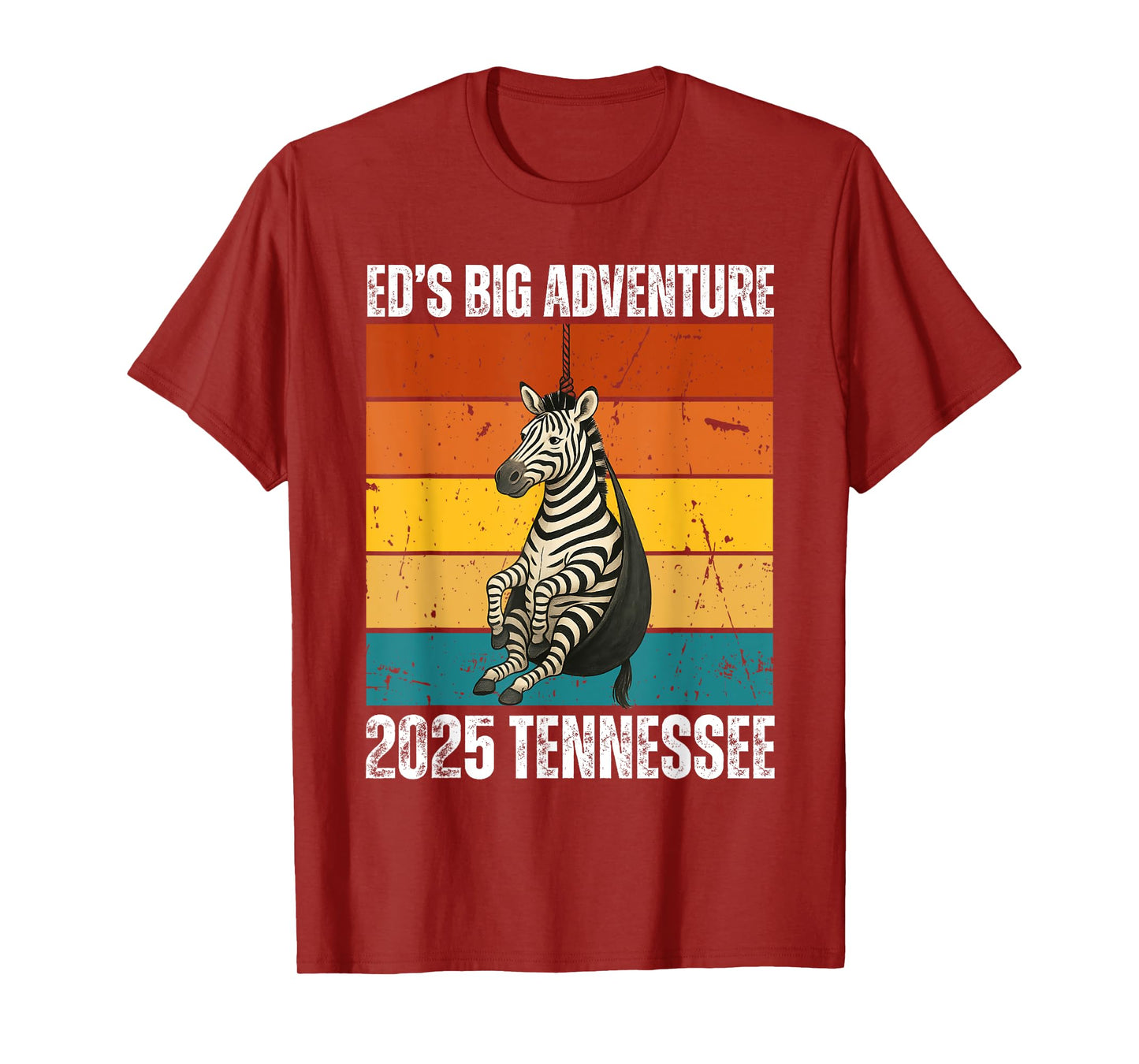 Ed The Zebra Tennessee Ed’s Big Adventure Men Women & Kids T-Shirt