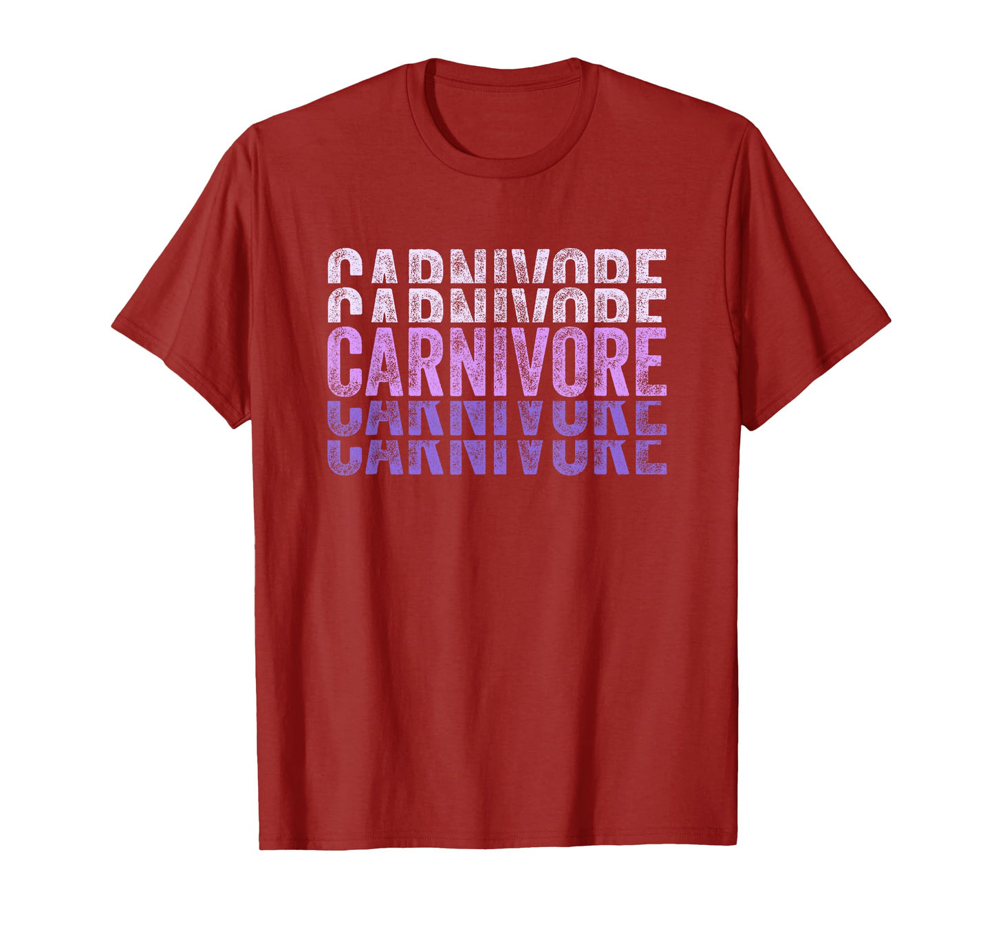Vintage Carnivore Diet Purple Meat Eater T-Shirt