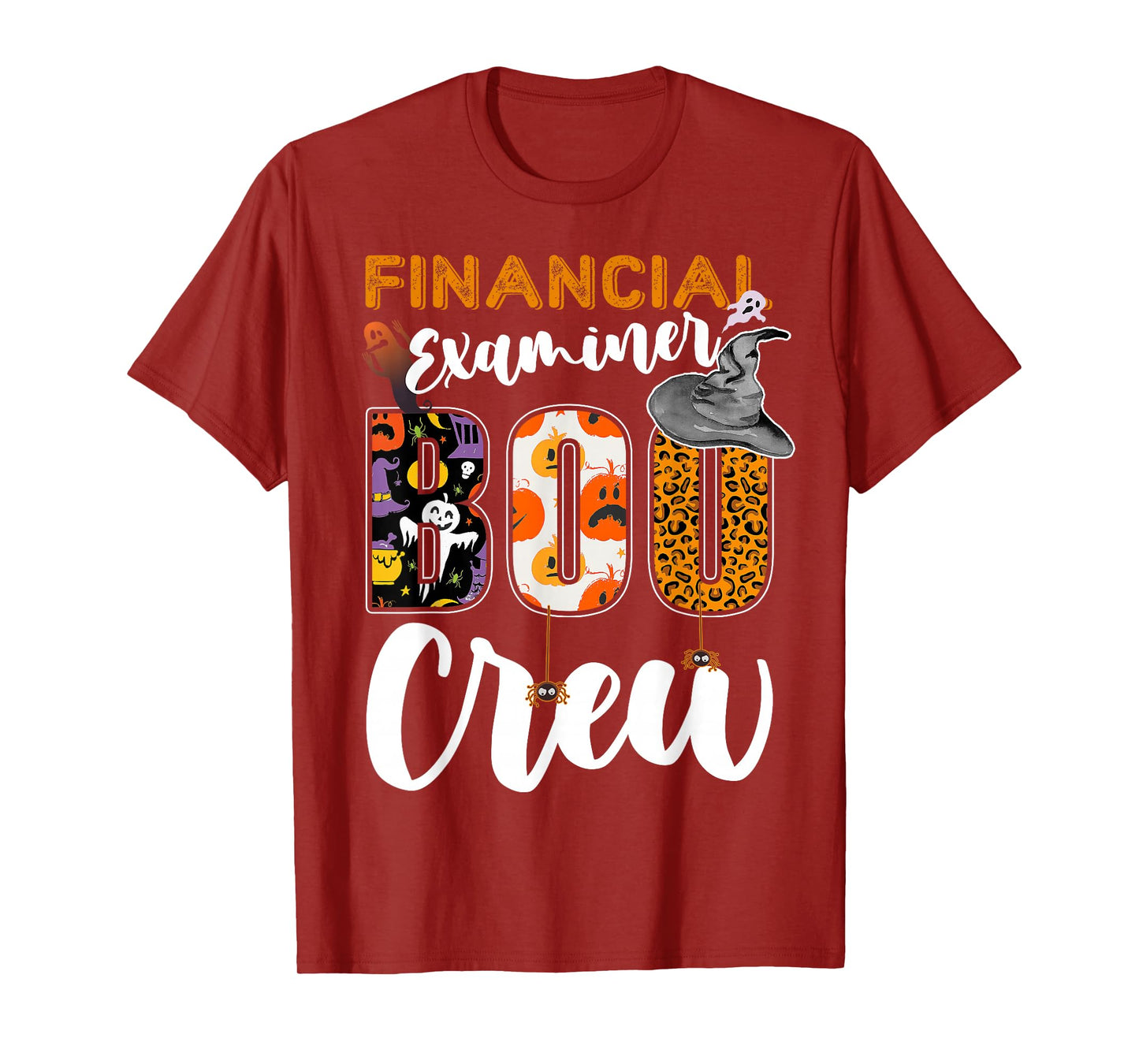 Financial Examiner Boo Crew Halloween Match Assessor T-Shirt