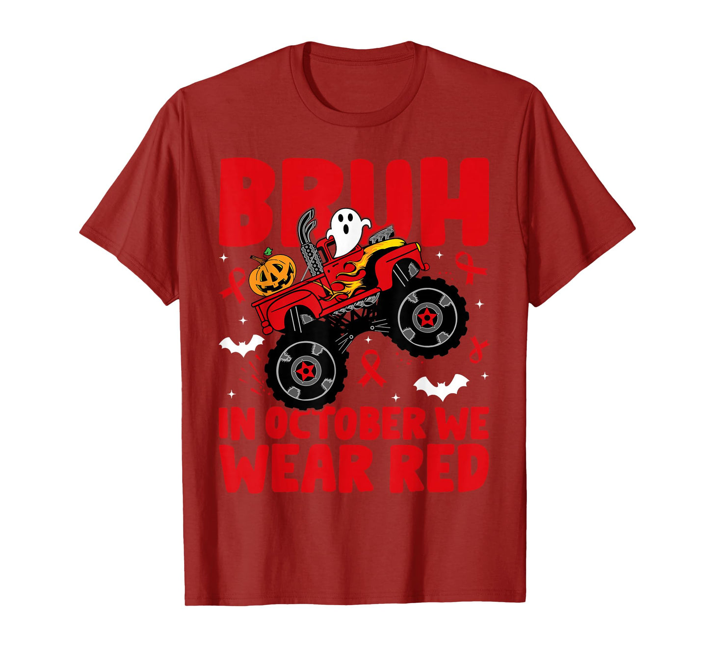 Red Ribbon Week Awareness For Toddler Kids Boys Halloween T-Shirt