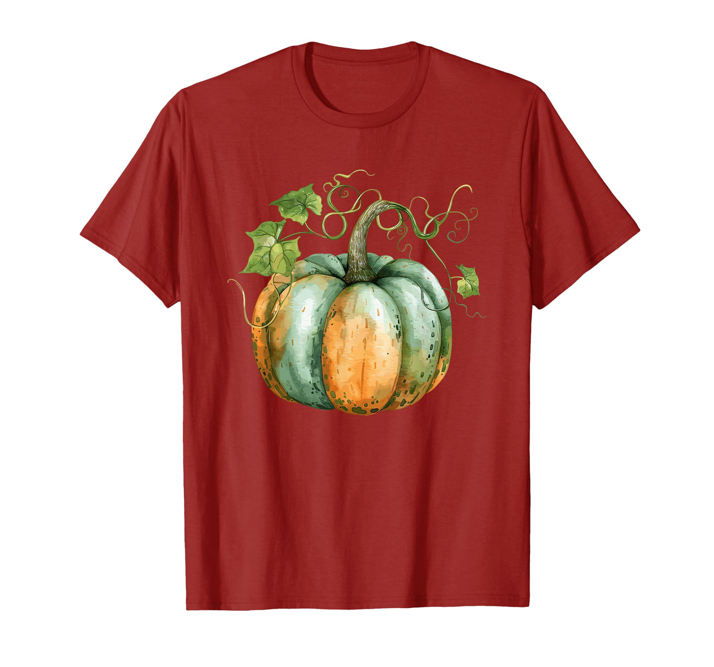 Vintage Pumpkin Autumn Harvest Fall Thanksgiving Design T-Shirt