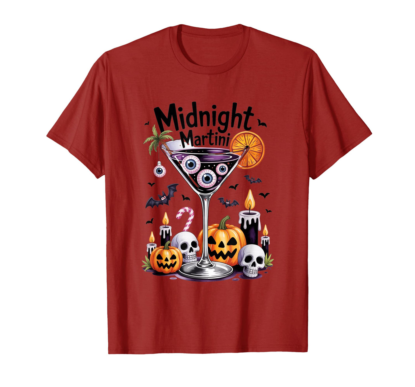 Spooky Eyeball Cocktail for Party Halloween T-Shirt