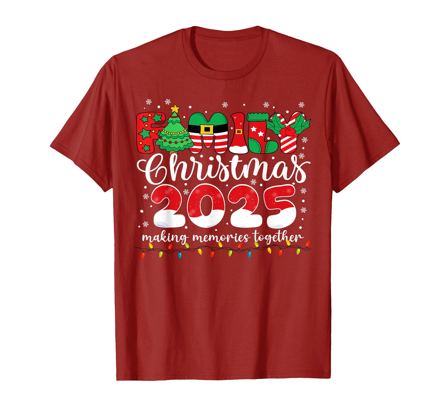 Family Christmas 2025 Matching Outfit Xmas Men Women Kids T-Shirt