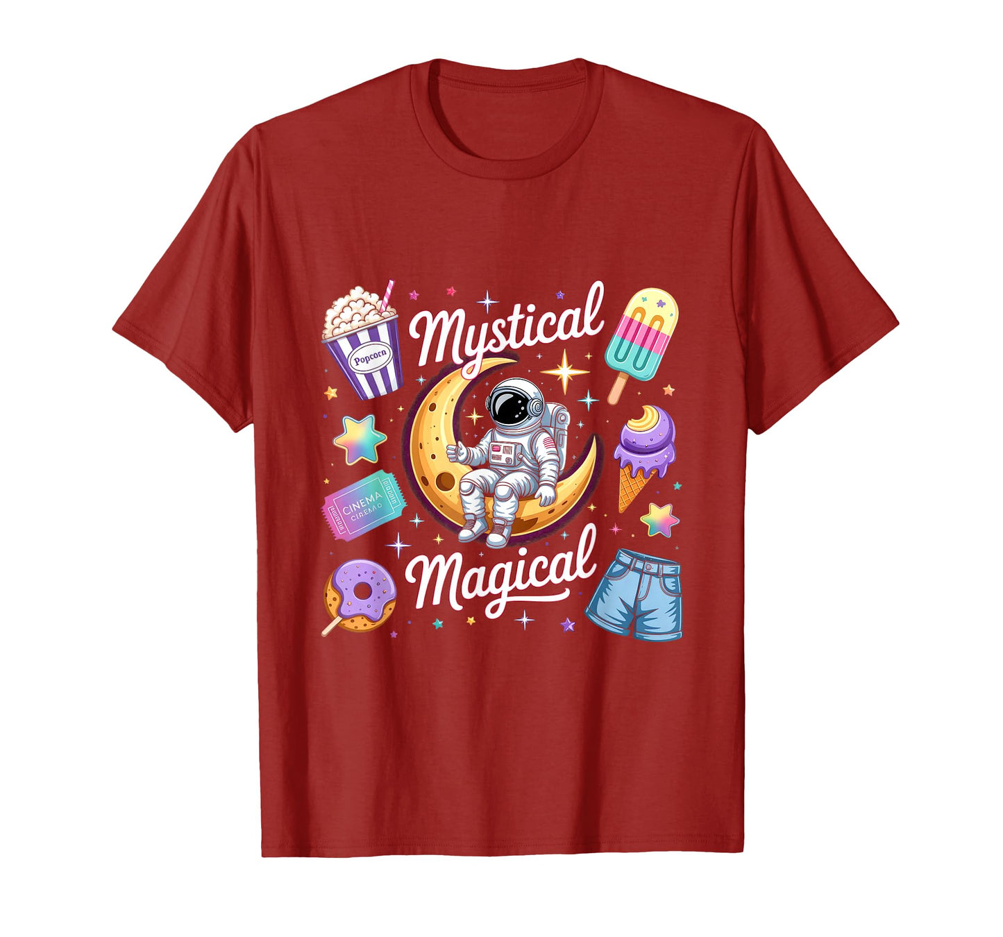 Mystical Magical Retro Aesthetic Space Gifts Men Women Kids T-Shirt