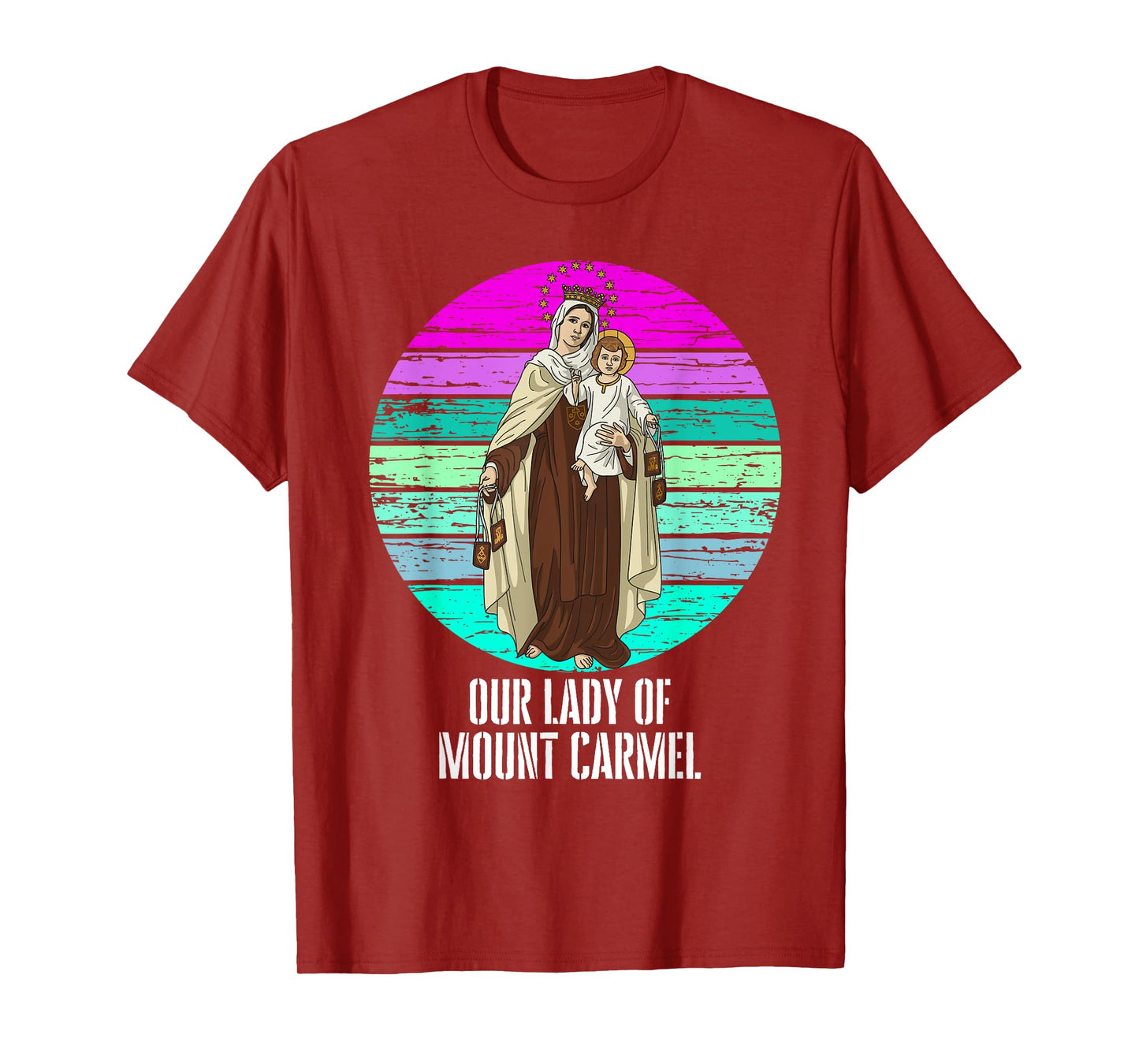 Our Lady of Mount Carmel Marian Catholic T-Shirt