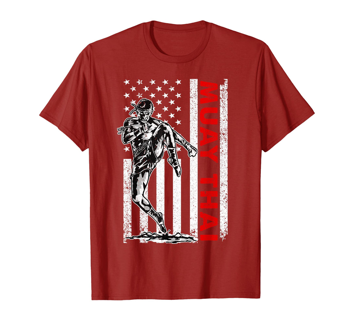 Funny Muay Thai Art For Men Women Kids Muay Thai Kickboxing T-Shirt