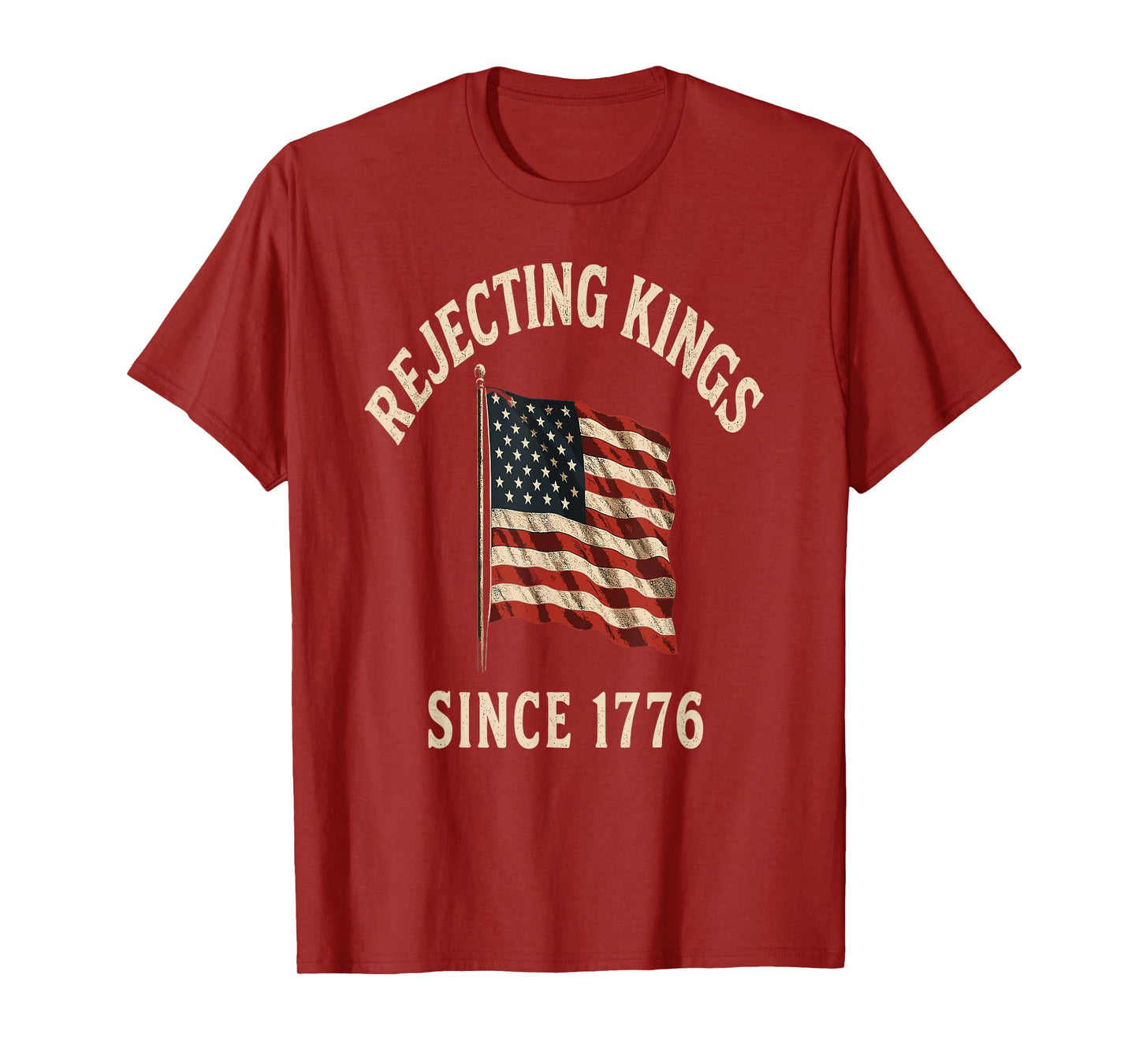 No Kings Vintage Patriotic Freedom Liberty Usa Liberty T-Shirt