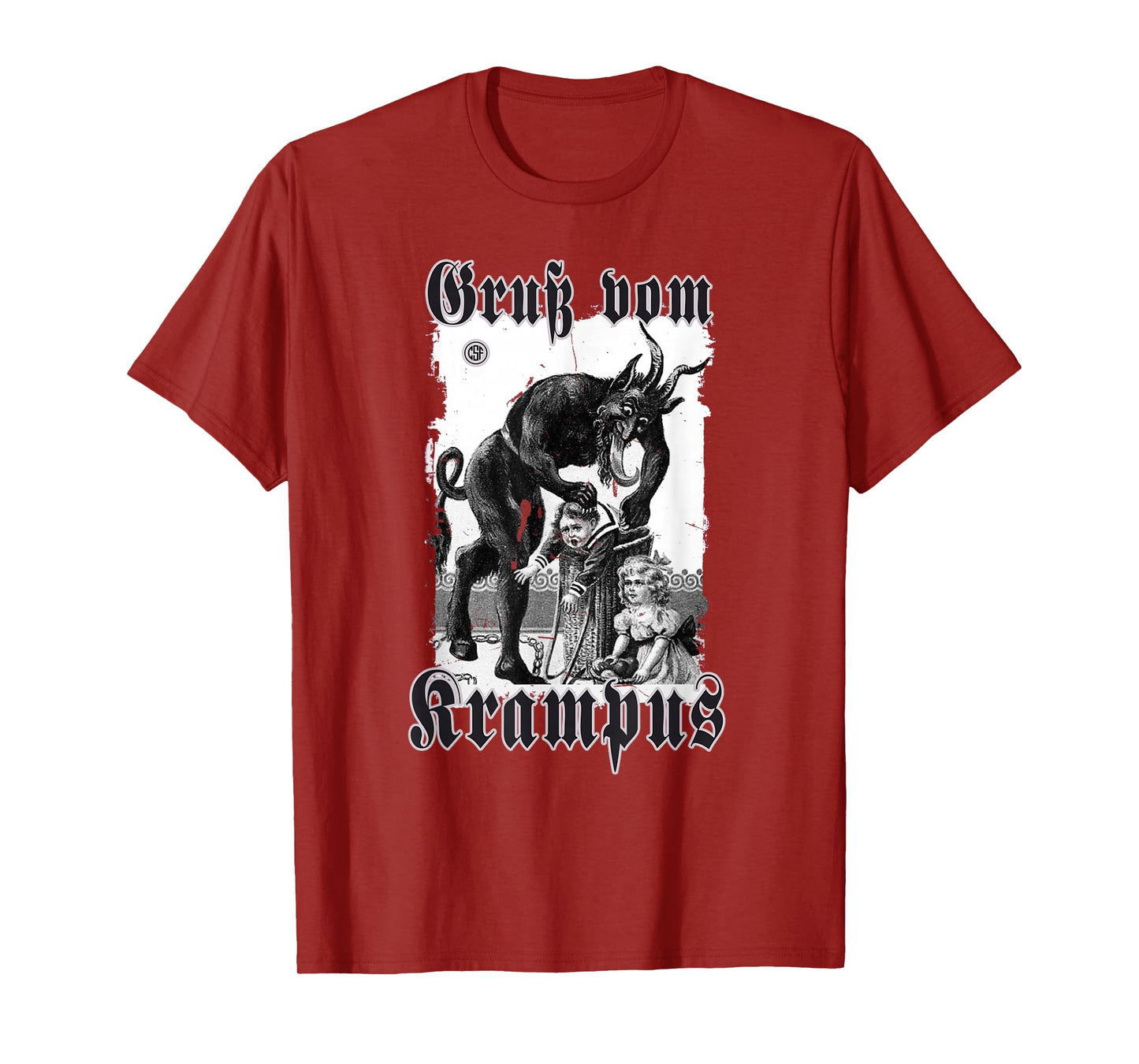 Greeting from Krampus Christmas Legend Figure T-Shirt