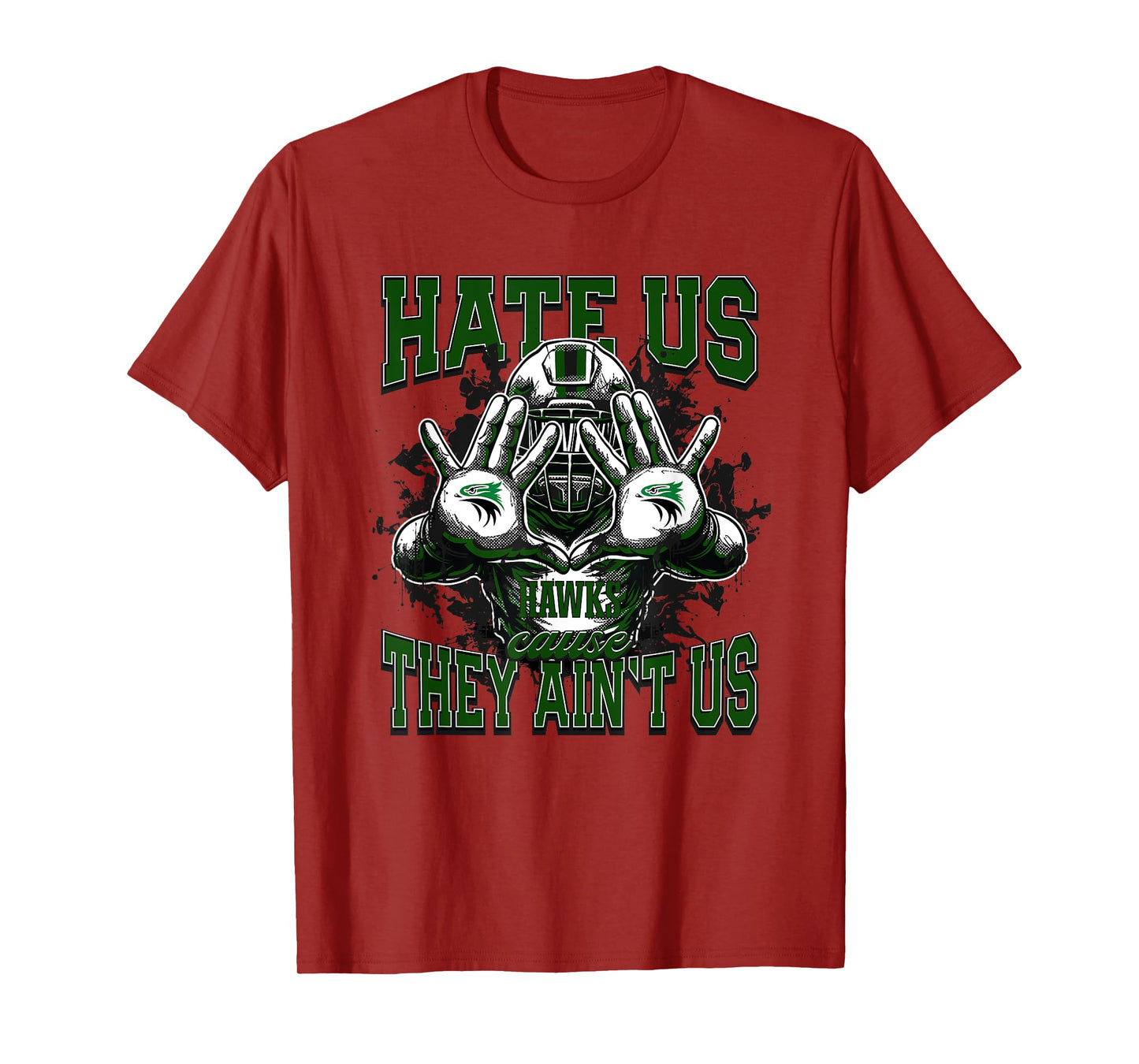 North Lenoir Hawks Logo Hate Us Cause They Ain't HS T-Shirt