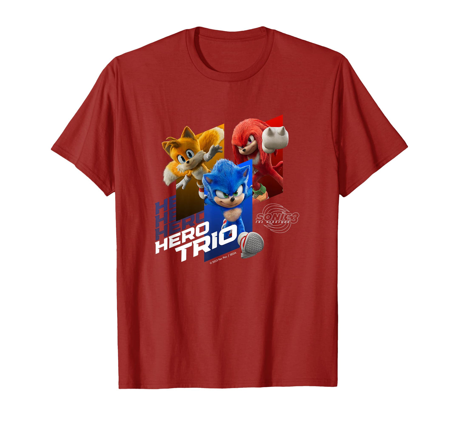 Sonic the Hedgehog 3 - "Hero Trio" T-Shirt