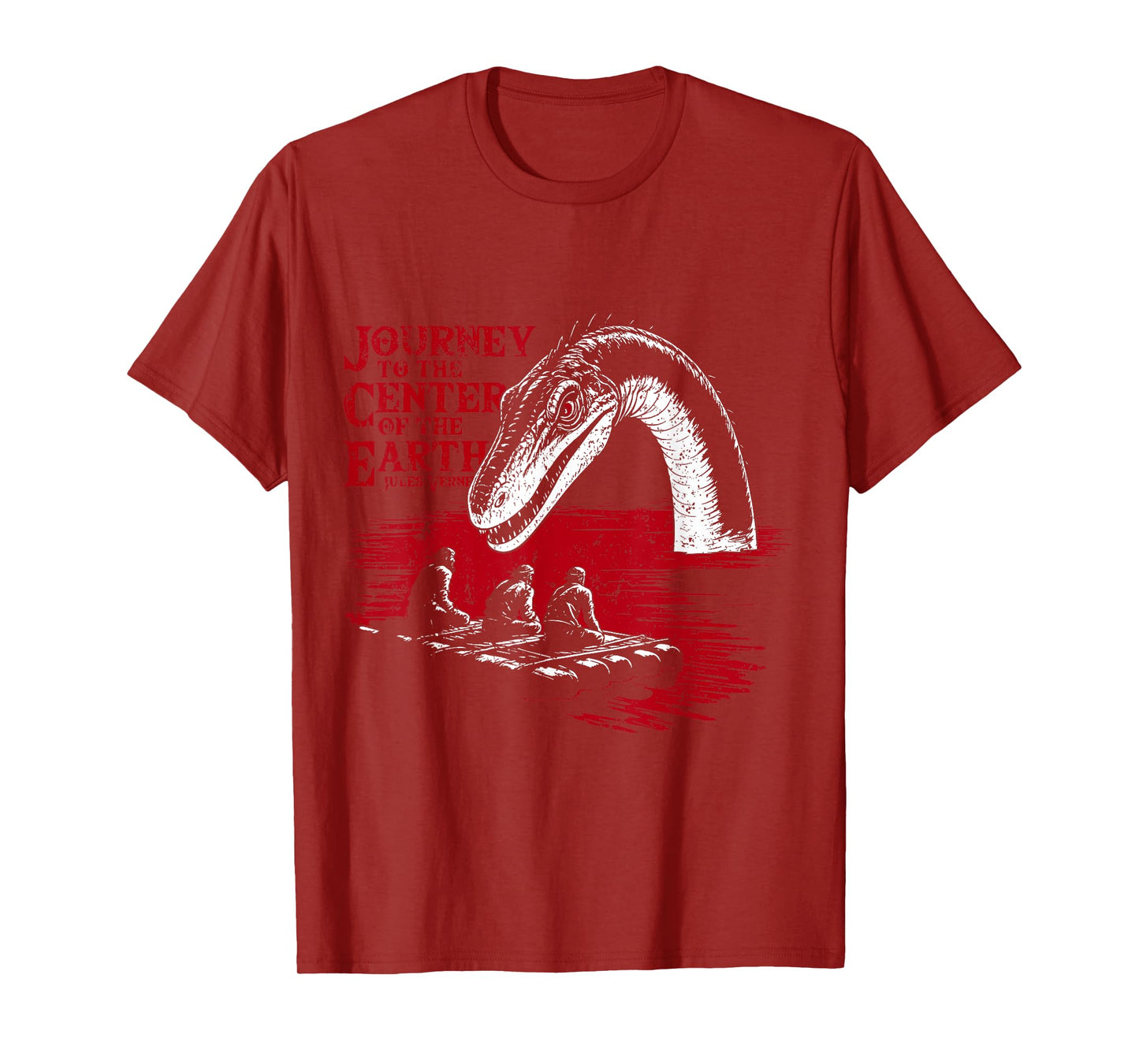 Journey to the Center of the Earth Jules Verne Vintage T-Shirt