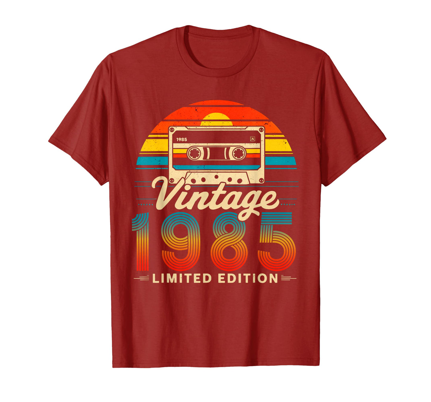 40 Years Old Gifts Vintage Born In 1985 Retro 40th Birthday T-Shirt