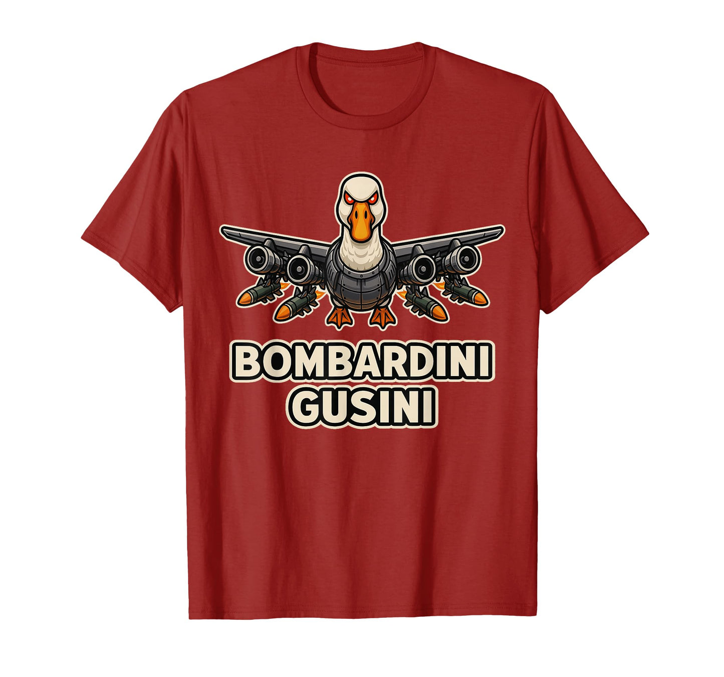 Bombardini Gusini - Funny Goose Brain Rot Kids Duck Meme T-Shirt