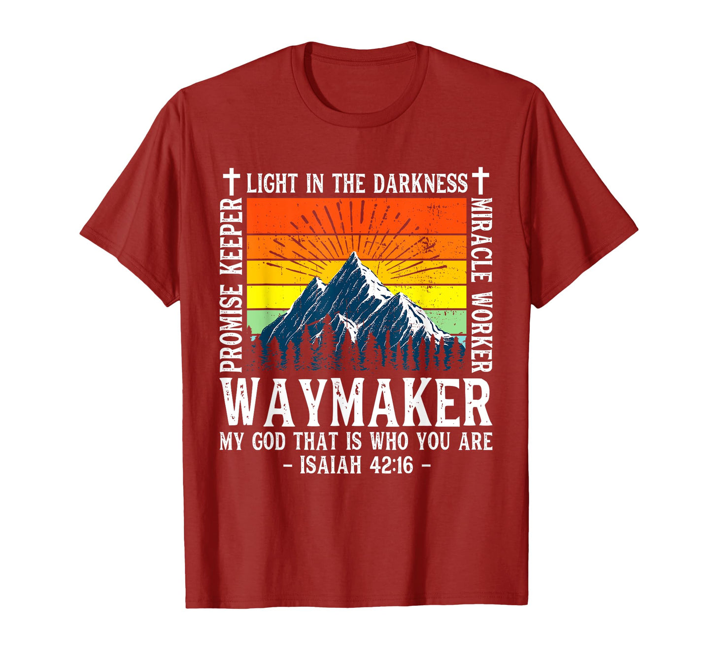 Waymaker Miracle Worker Promise Keeper Shirt Christian T-Shirt