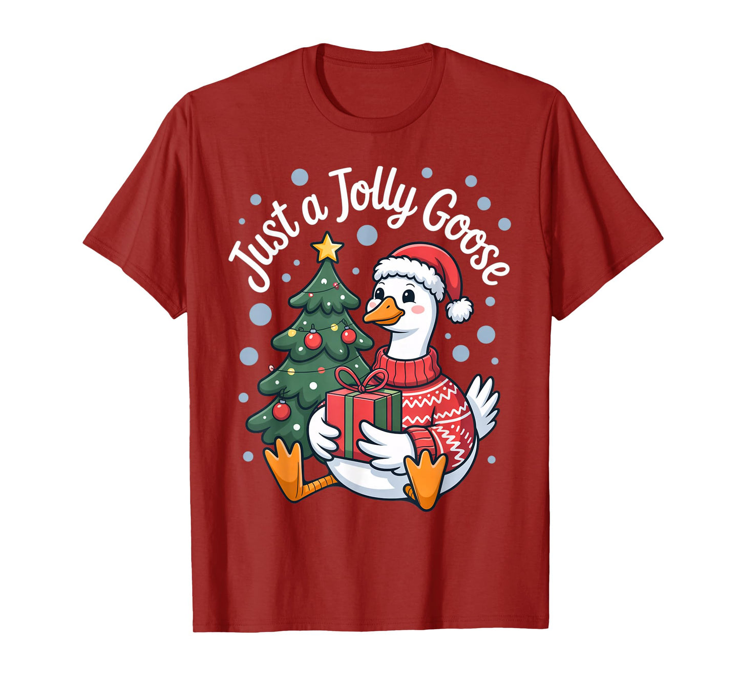 just a Jolly Goose Lover Holiday Season Animal Party T-Shirt