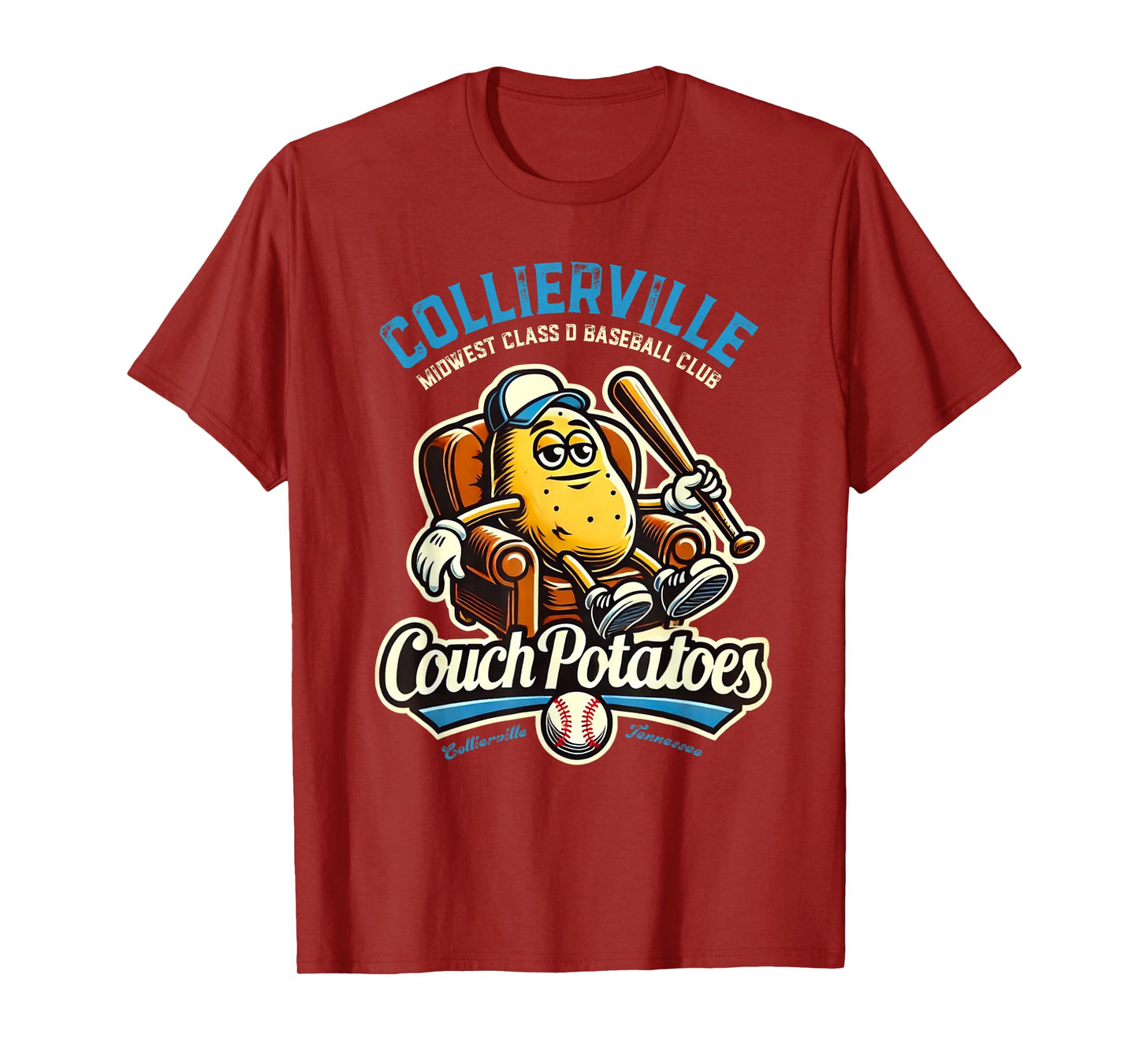 Minor League Baseball Collierville Couch Potatoes T-Shirt