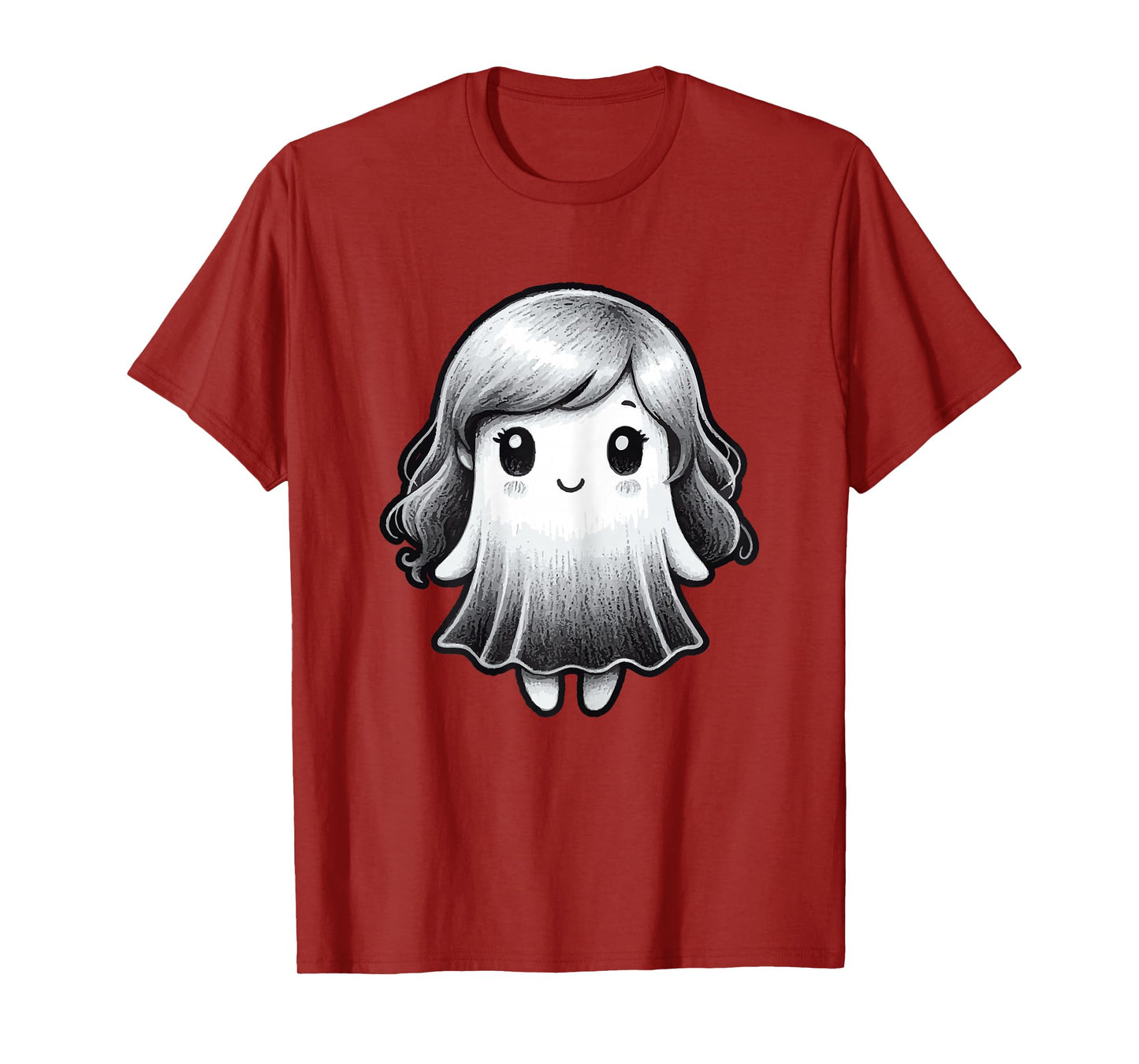 Female Ghost - Halloween T-Shirt