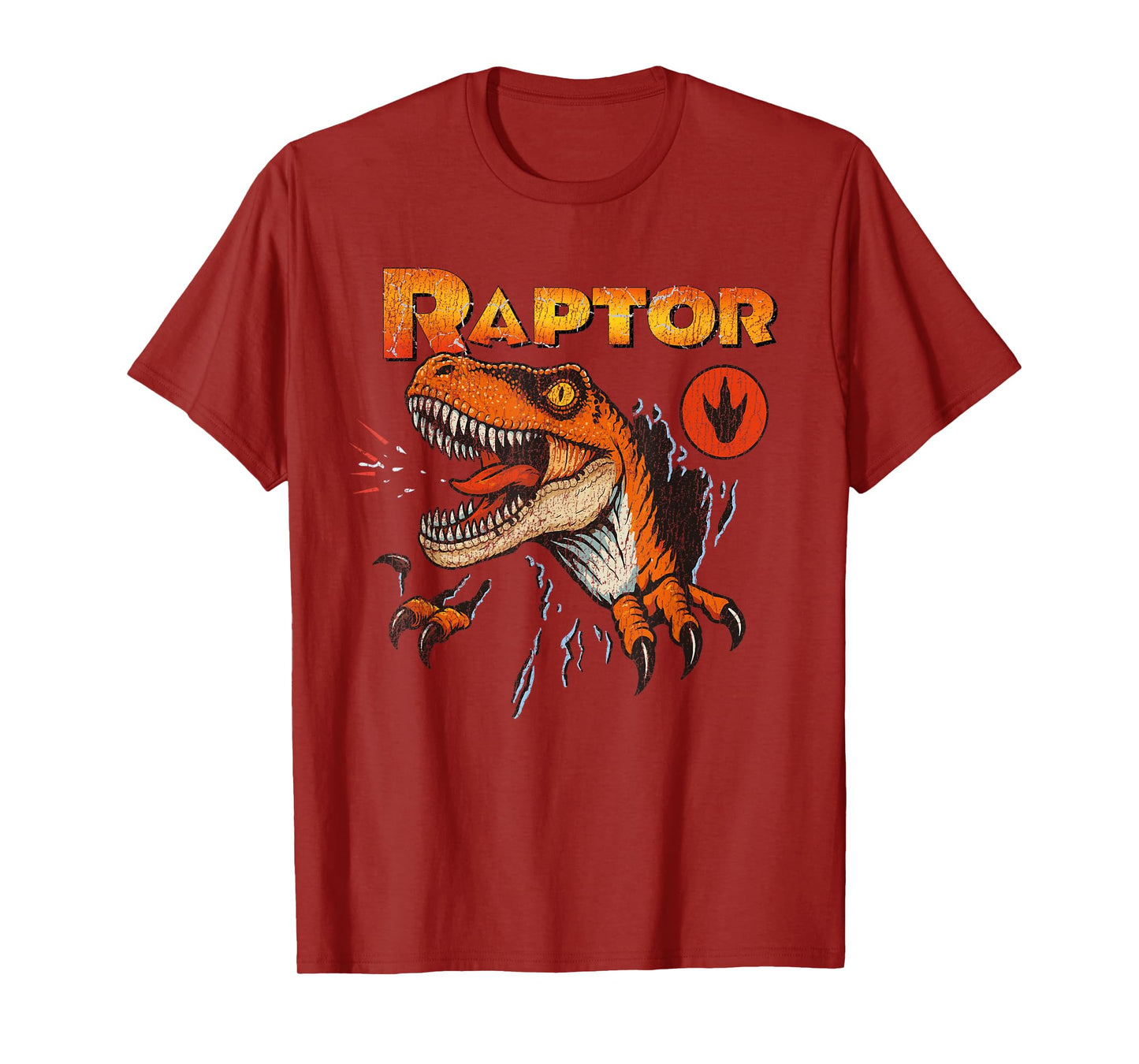 Raptor - Ghost World - Pre-distressed T-Shirt