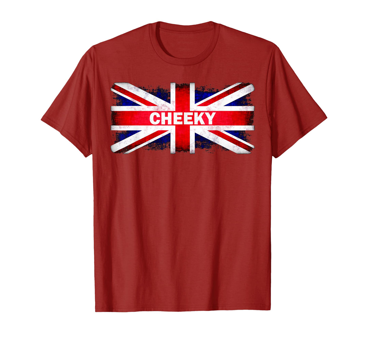 Funny Cheeky British Flag Union Jack Bold Sassy Gift T-Shirt