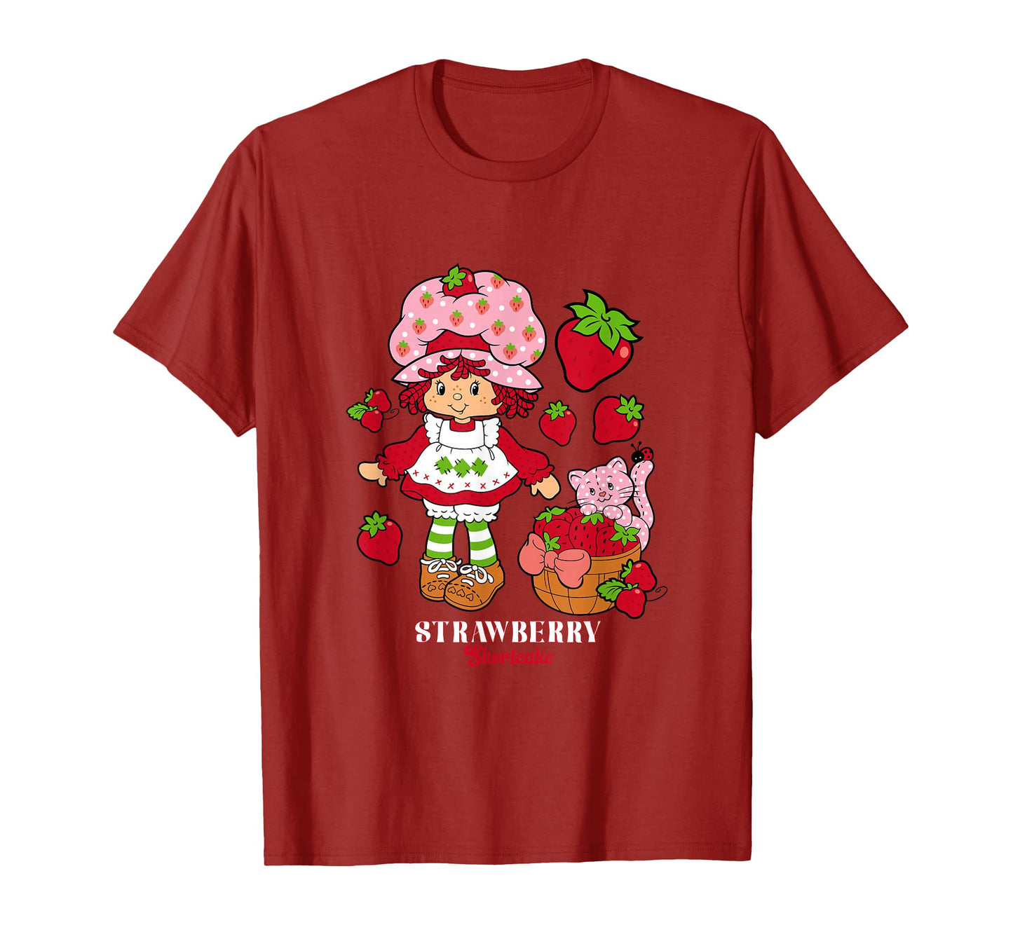 Strawberry Shortcake & Kitty Custard Vintage T-Shirt