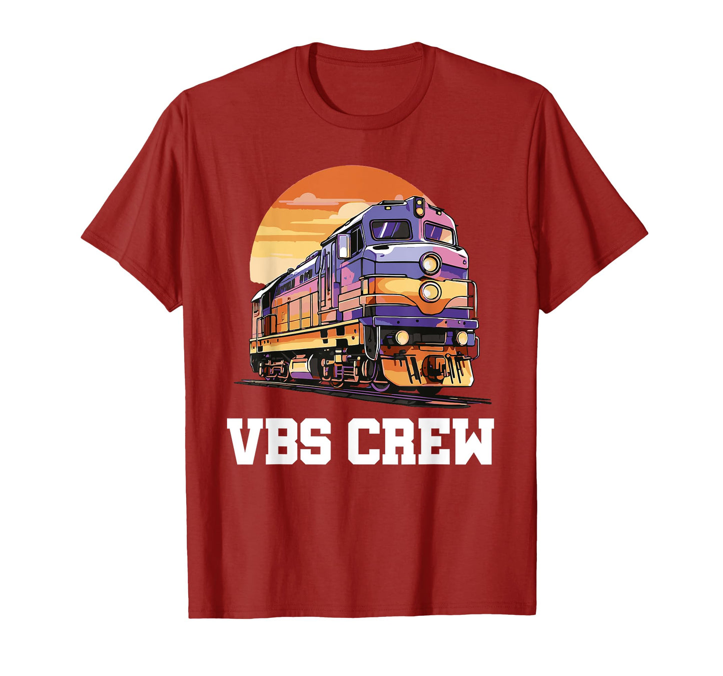 I Love VBS 2025 Vacation Bible School Railroad VBS Crew T-Shirt