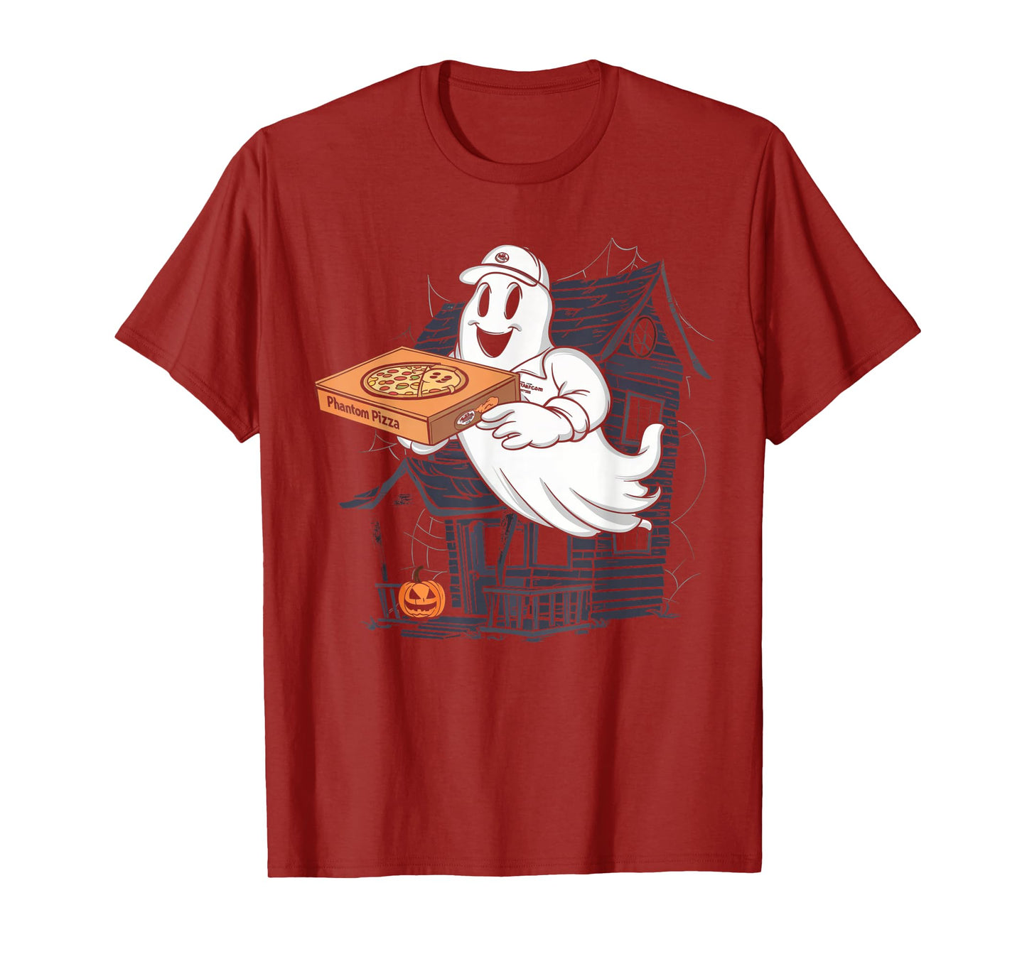 Pizza Ghost Delivery Halloween Shirt Spooky Pizza Supplier T-Shirt