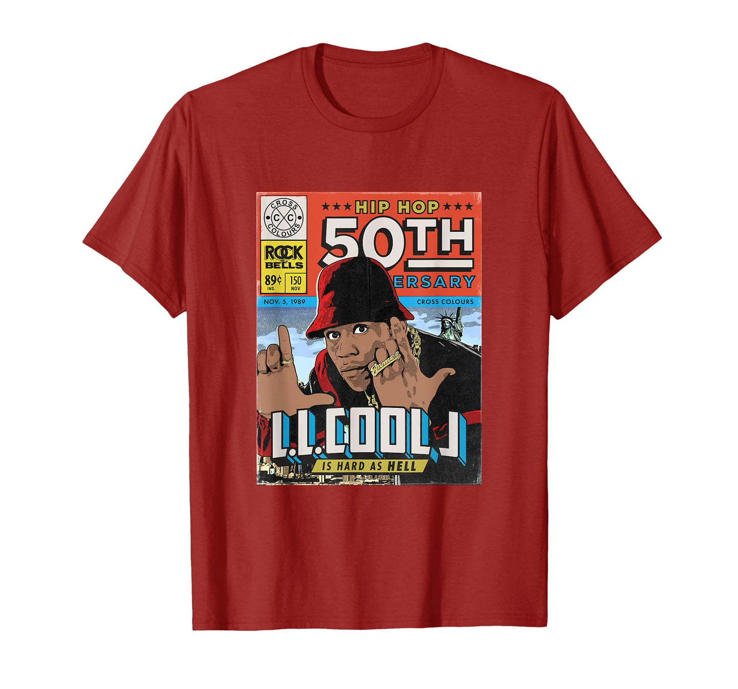 LL Cool J | 1990's R&B Music Artists | Hip Hop 50Th Edition T-Shirt