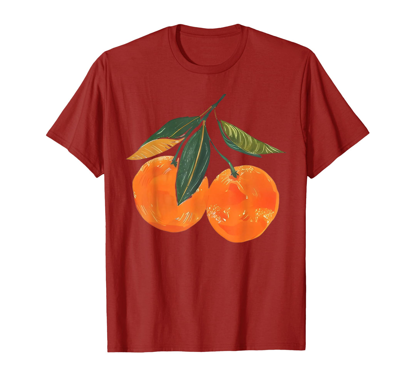 Orange Fruit Aesthetic Vintage T-Shirt