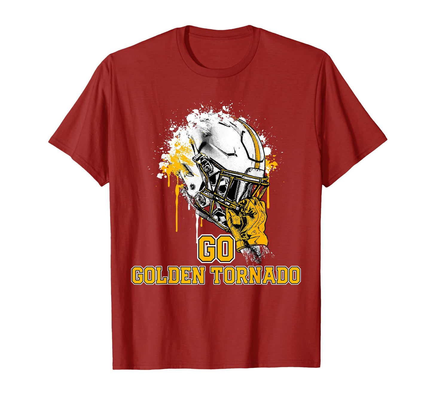 Haynesville Golden Tornado Rising Helmet GO! T-Shirt
