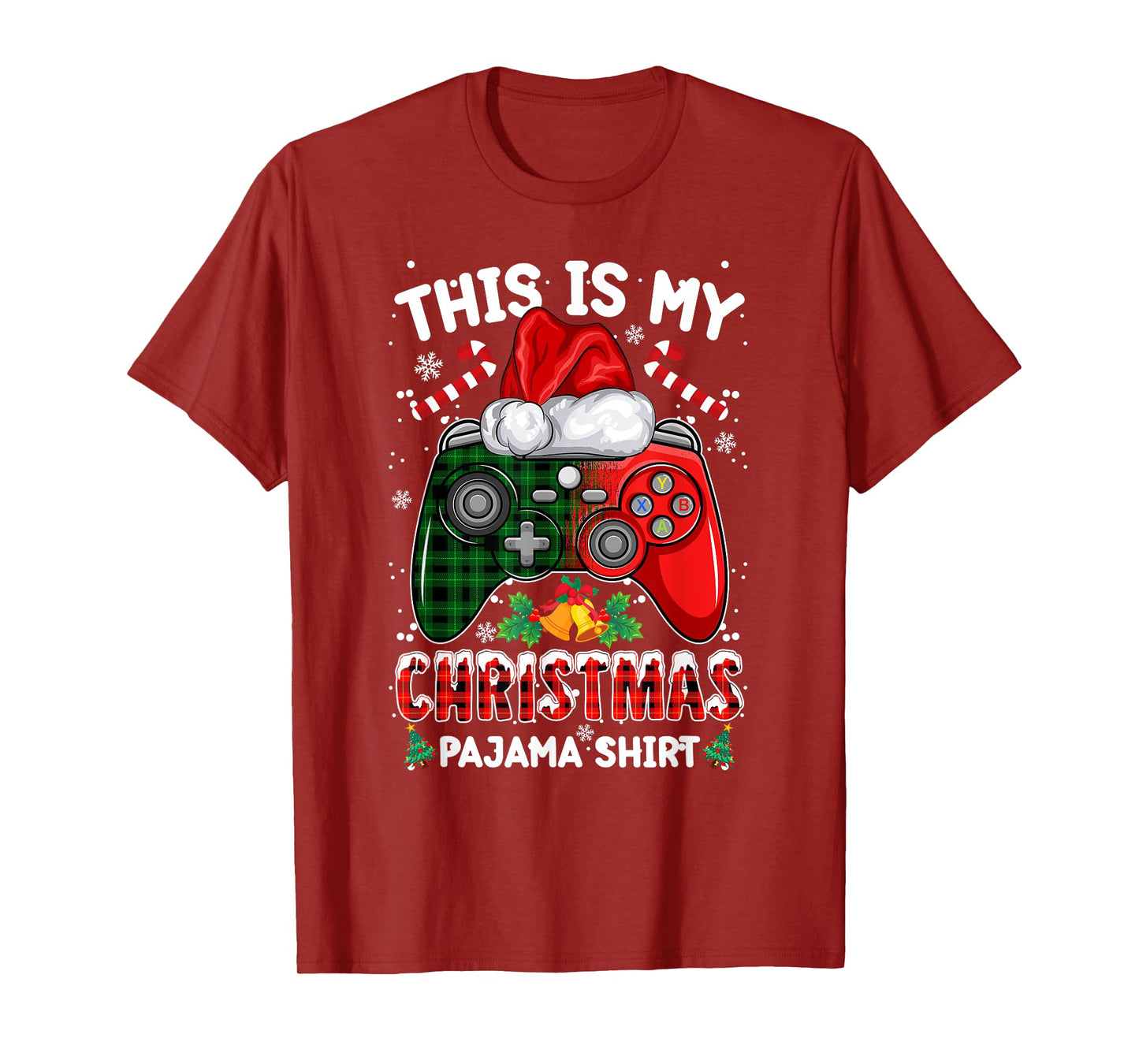 This is My Christmas Pajama Shirt Video Game Gamer Boys Men T-Shirt