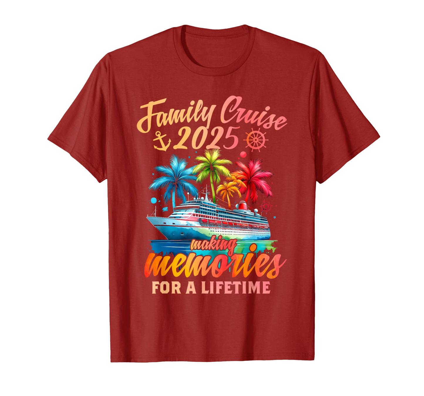 Family Cruise 2025 Family Matching Cruise Vacation Party T-Shirt