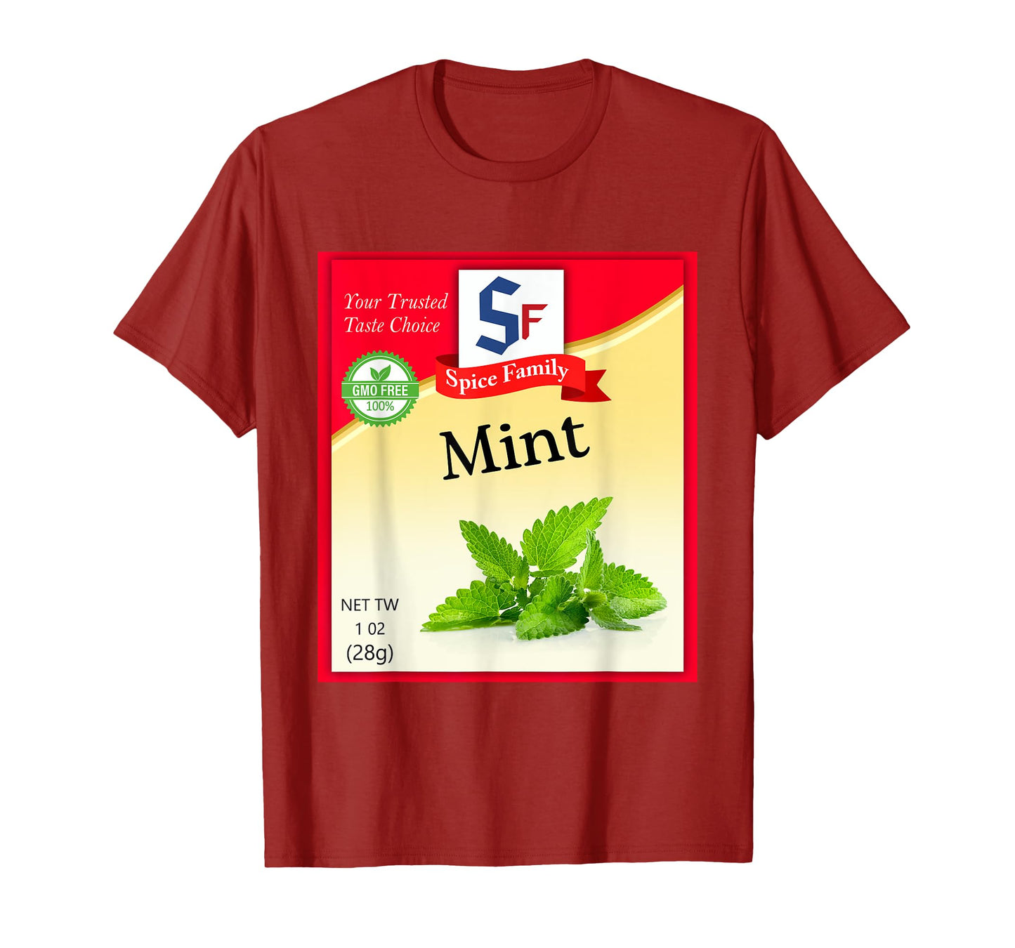 Mint Condiment Costume Holiday Spice Costumes T-Shirt