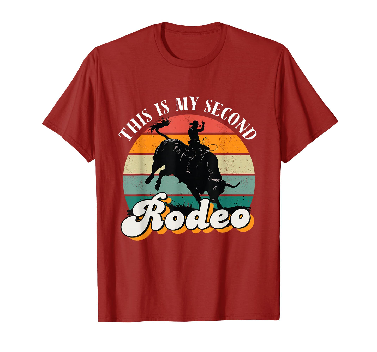 This Is My Second Rodeo vintage cowboy Retro T-Shirt