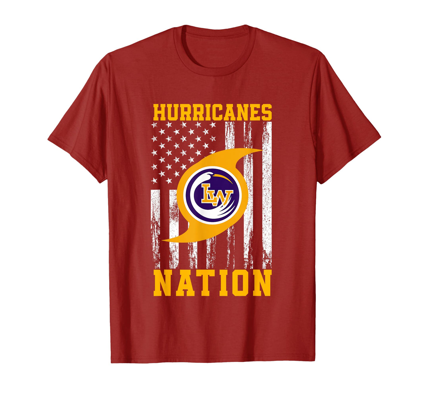 Lake Weir Hurricanes Logo Nation HS T-Shirt