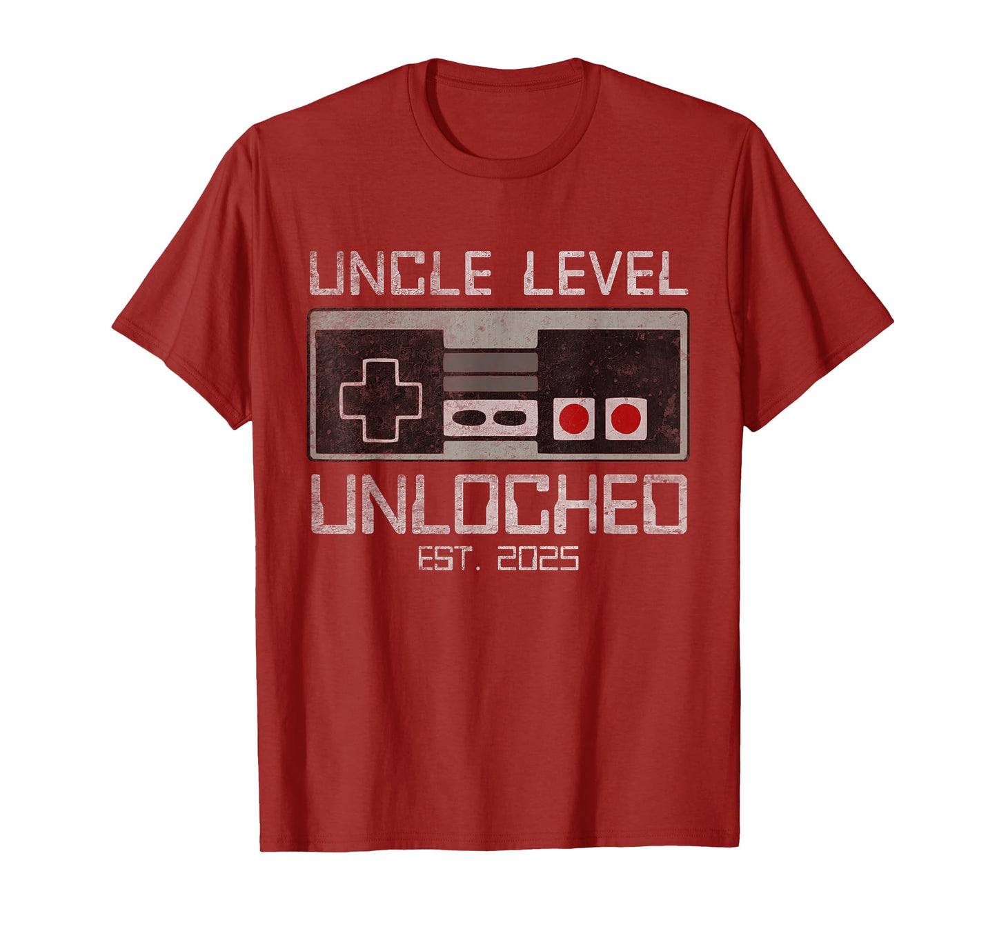 Uncle Level Unlocked 2025 Leveling Up Leveled Up To Uncle T-Shirt