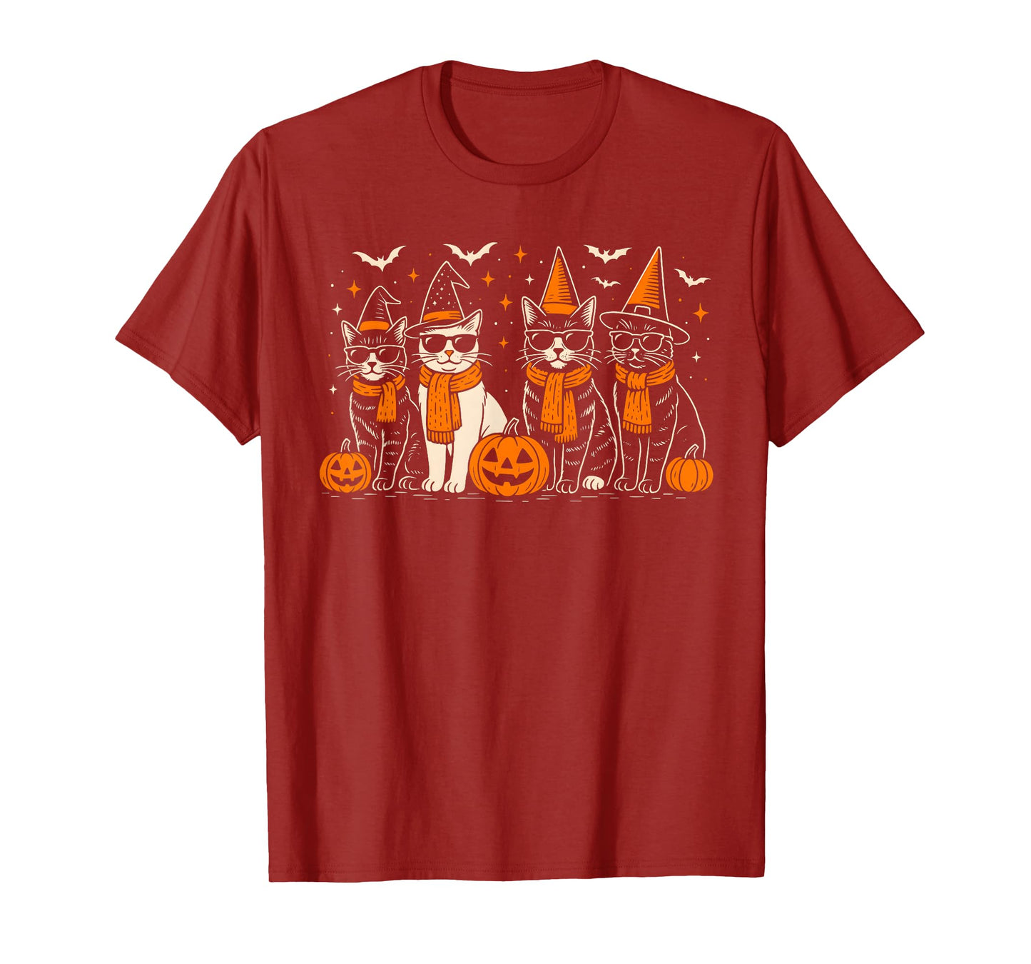 Halloween Cat Mom Minimalist T-Shirt