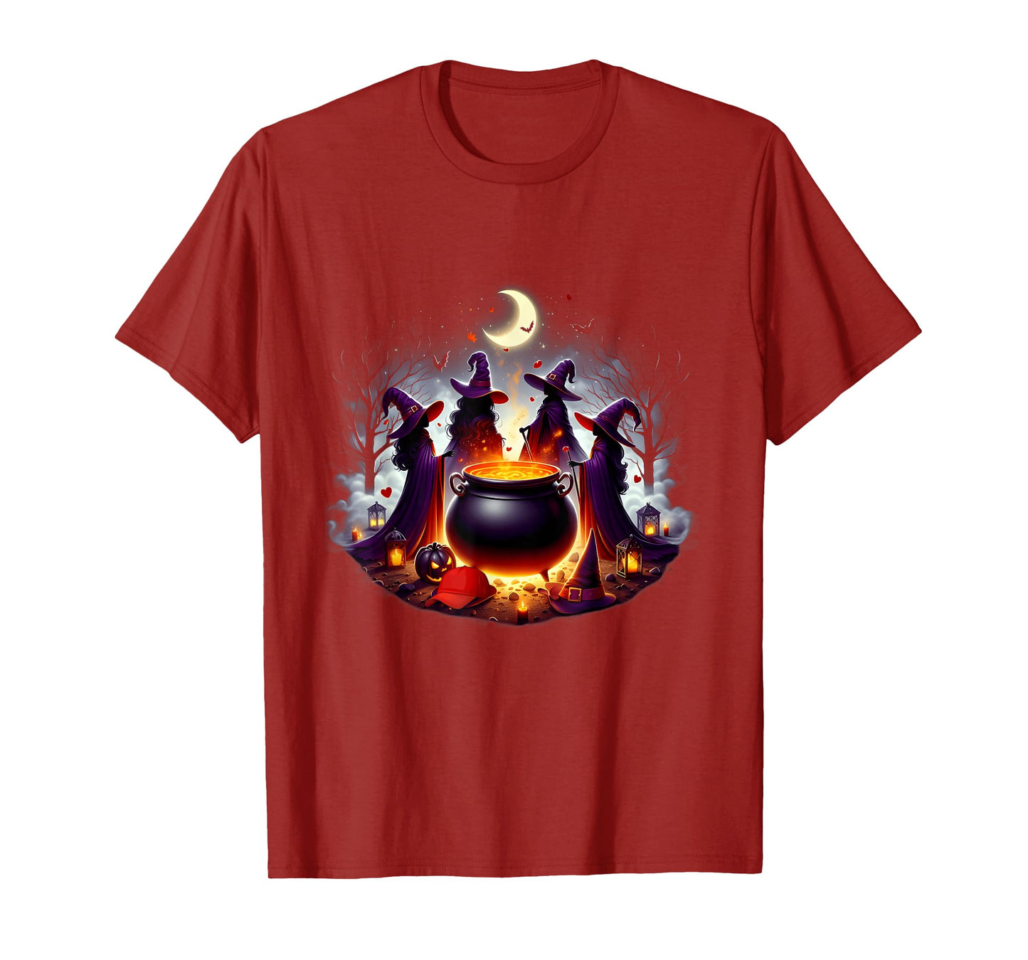 Itches Brewing Magic Cauldron Halloween Witchcraft Night T-Shirt