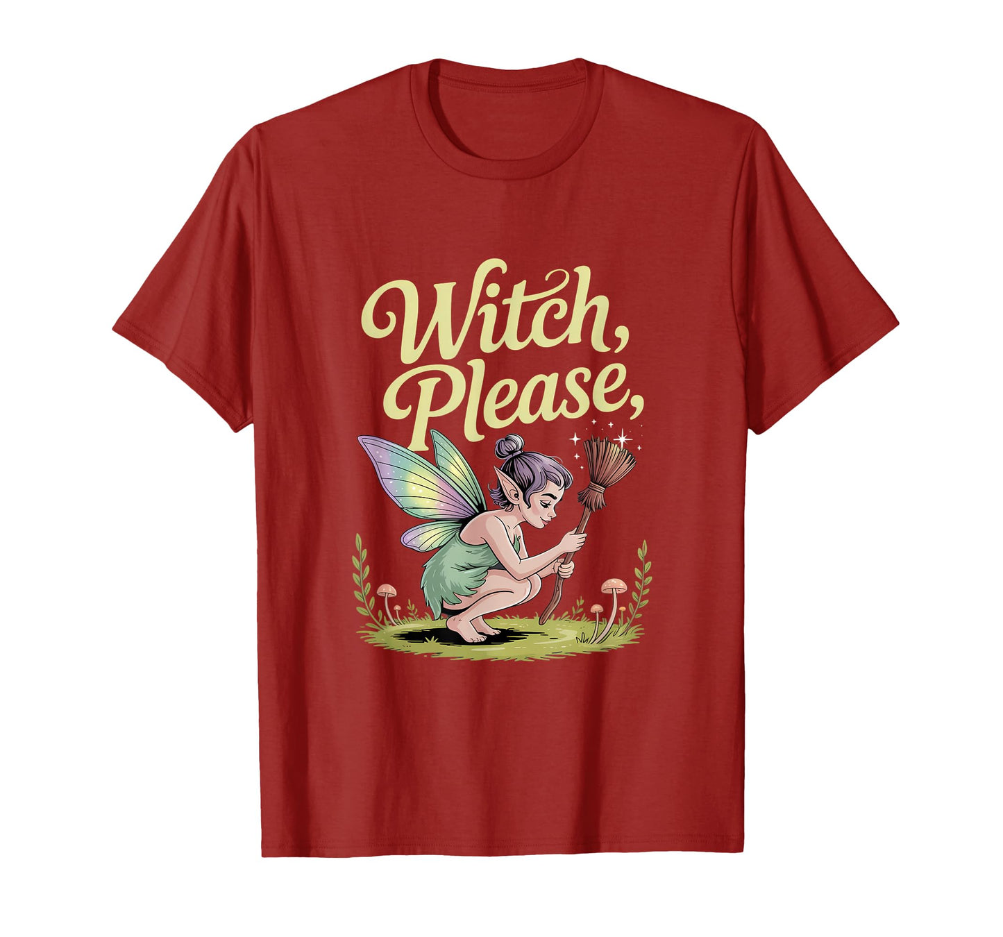 Witch Halloween Fairy Magic Fantasy Whimsy T-Shirt