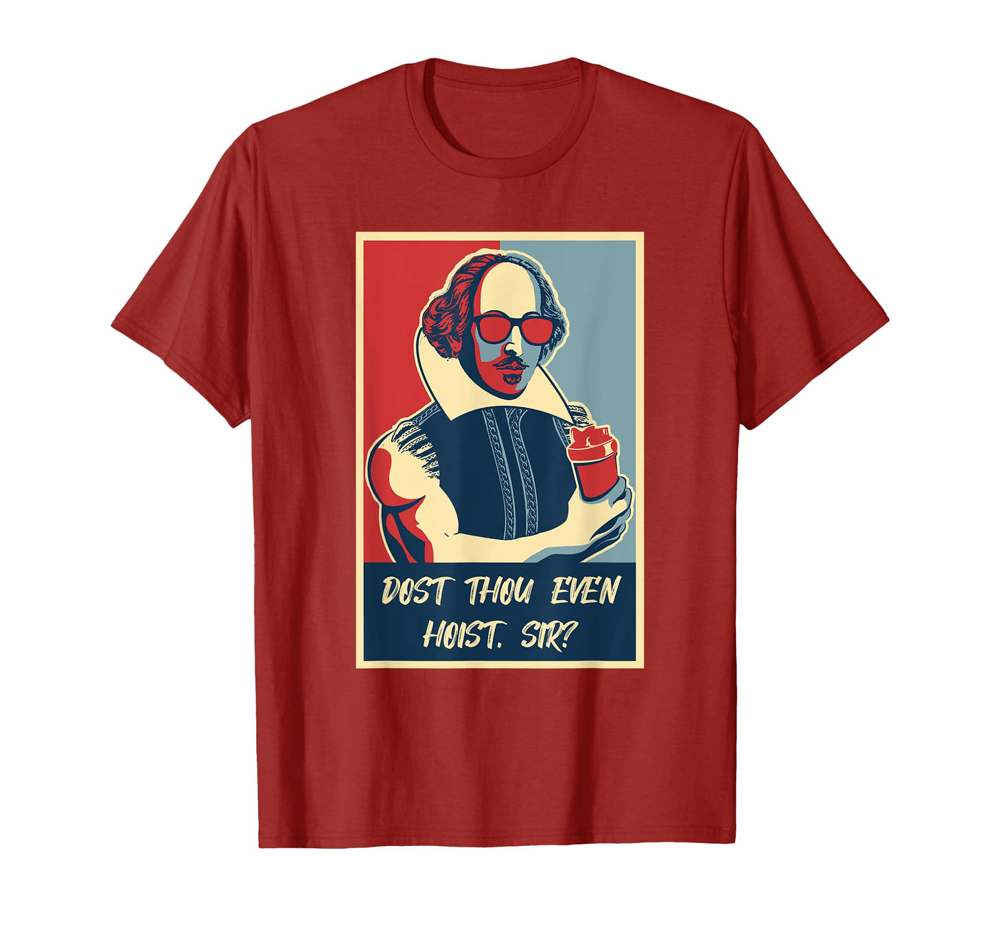 Funny Dost Thou Even Hoist Gym Bro Lifting Shakespeare T-Shirt