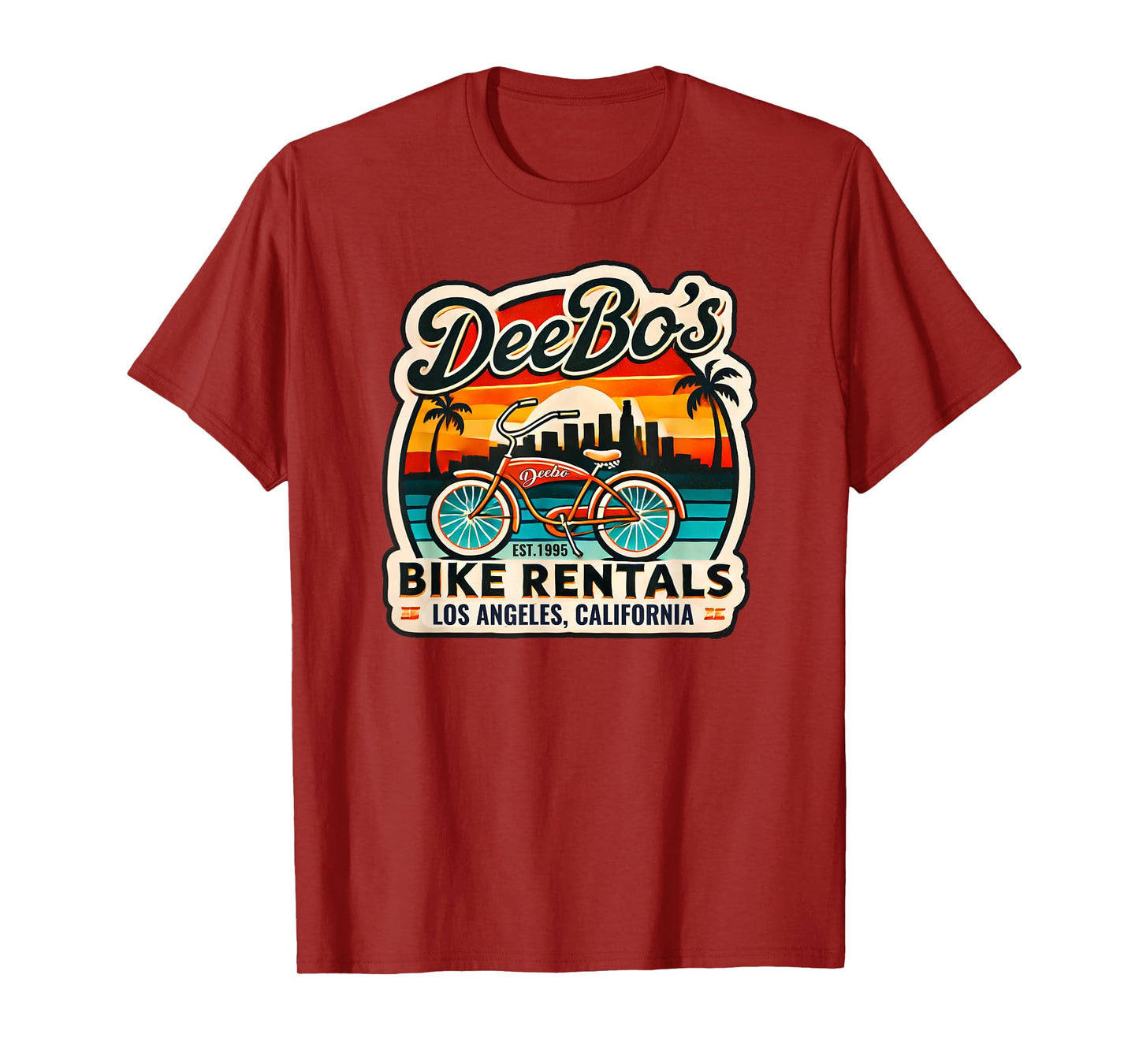Deebo's Bike Rentals Beach Cruisers 90s Pop Culture T-Shirt