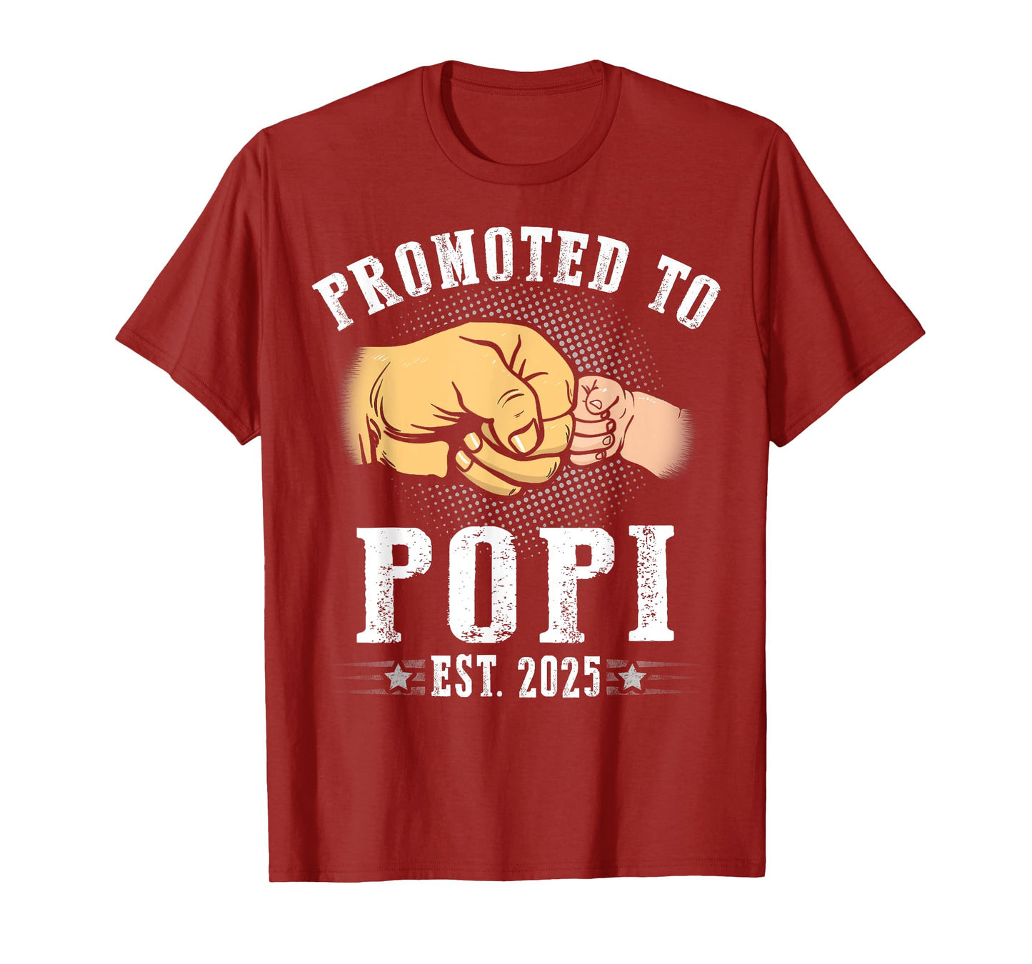 Promoted To Popi est.2025 Father's Day First time Popi T-Shirt