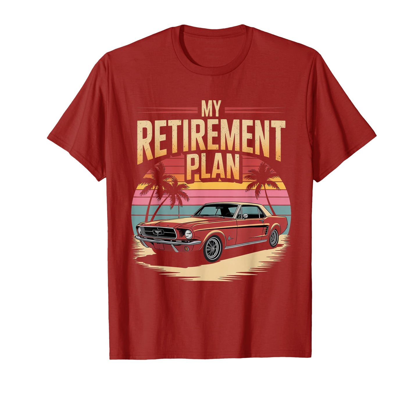 Classic Grandpa Car Enthusiast Tee My Retirement Plan Funny T-Shirt