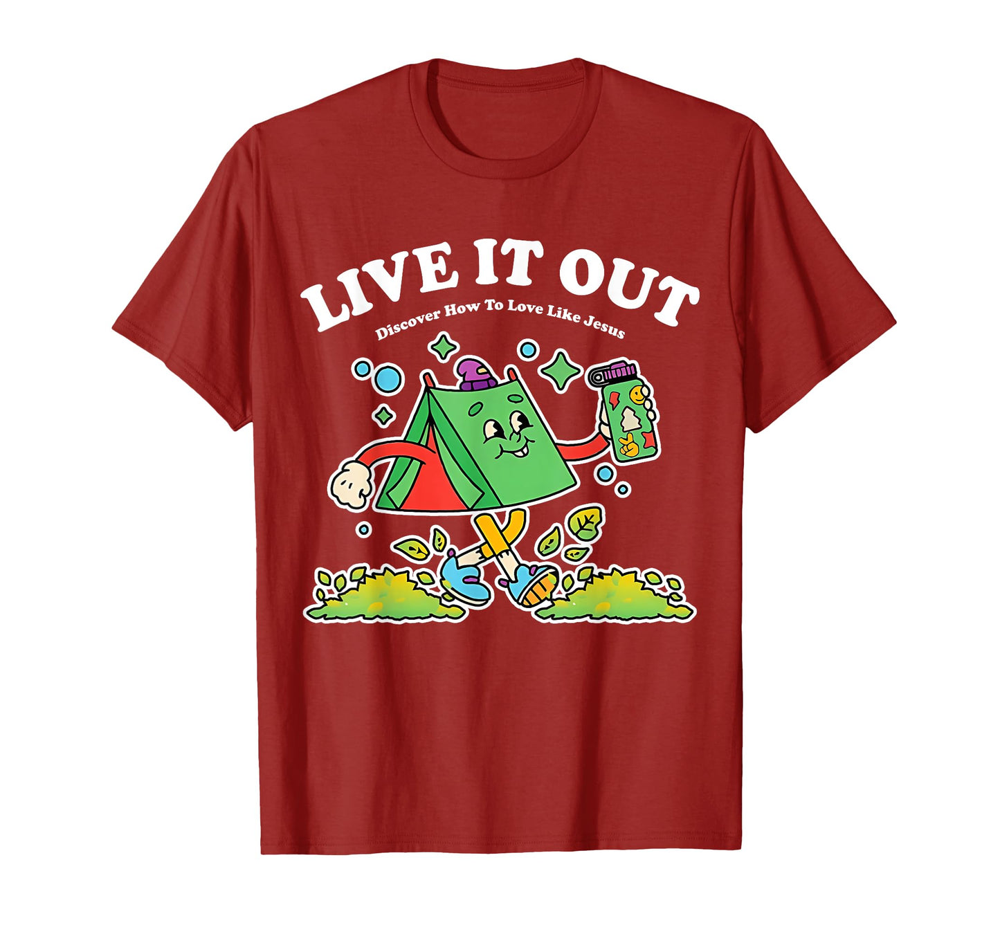 Live it Out Christian Youth Camp Bible School VBS 2025 T-Shirt