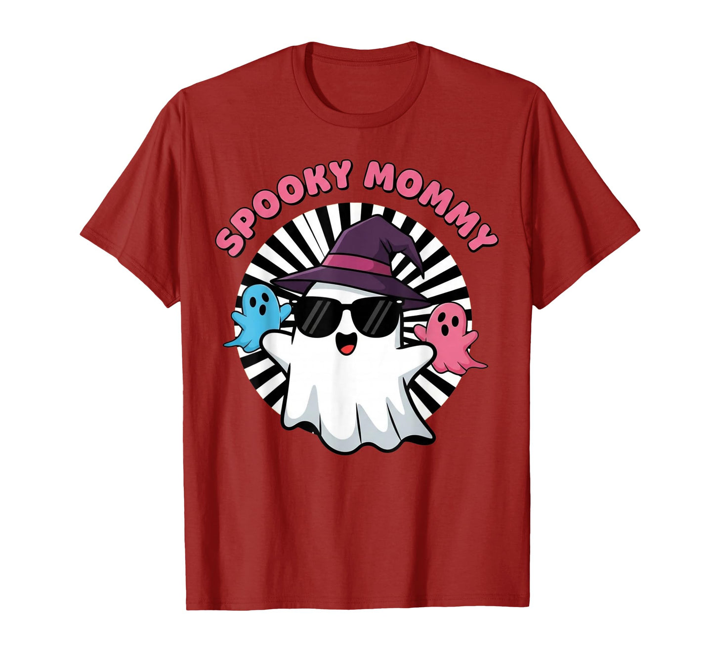 Spooky Mommy Ghost Witch Mom Halloween T-Shirt