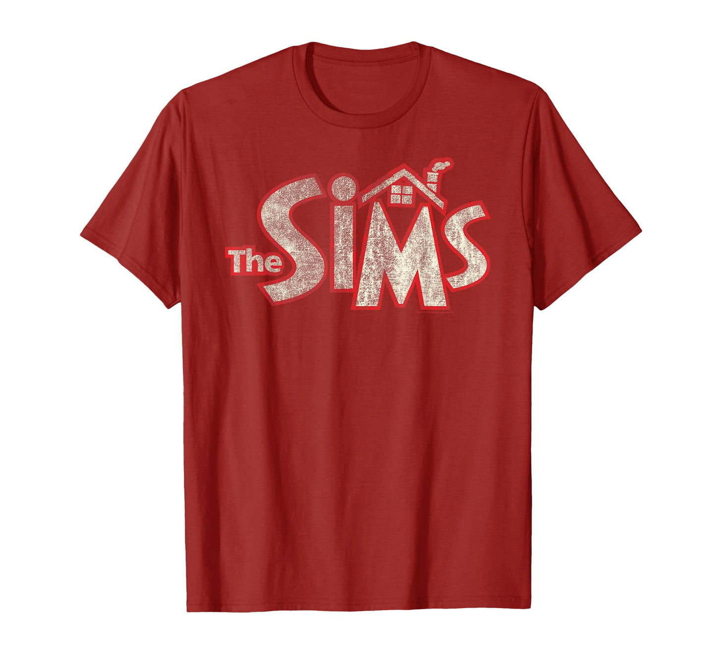 The Sims Vintage Distressed The Sims Logo Video Game T-Shirt